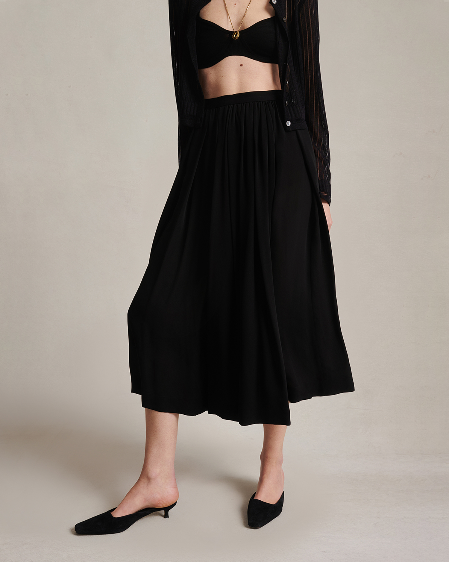 Cass Culottes - Black | P Johnson