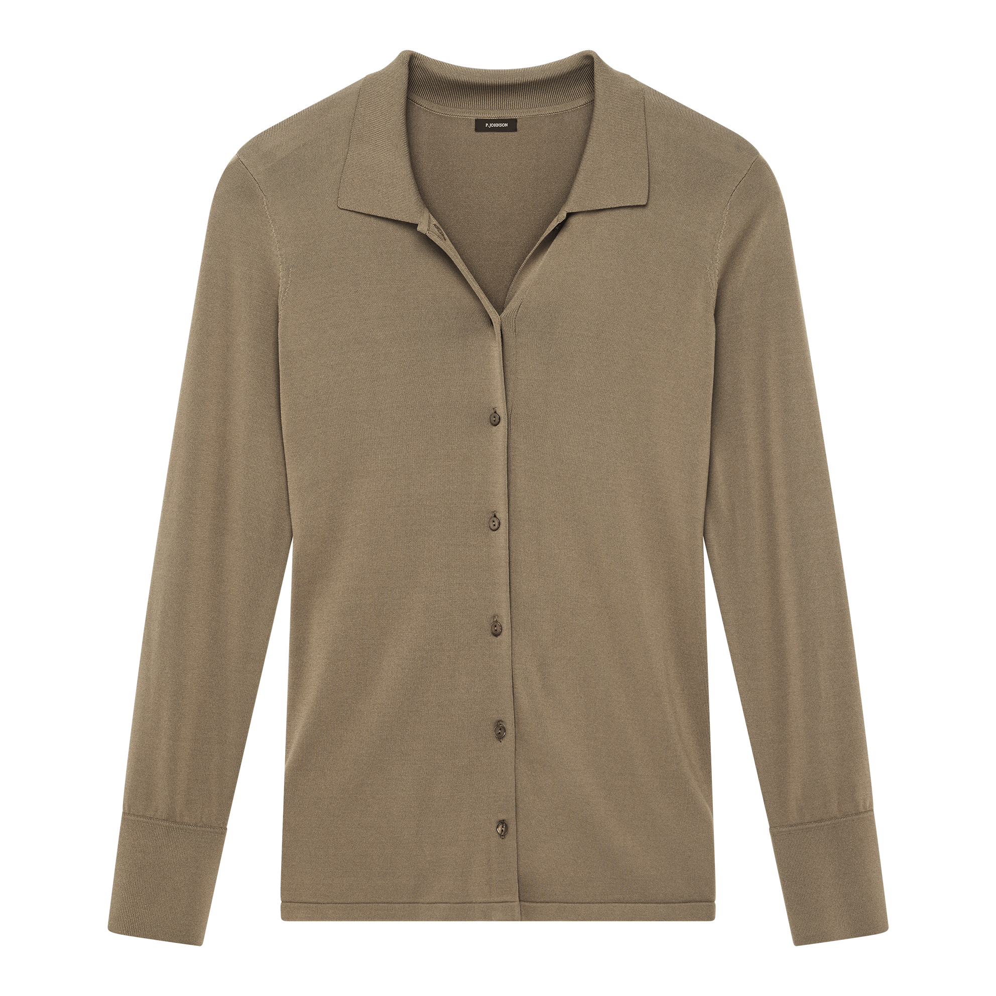 Natalie Knit Shirt - Taupe