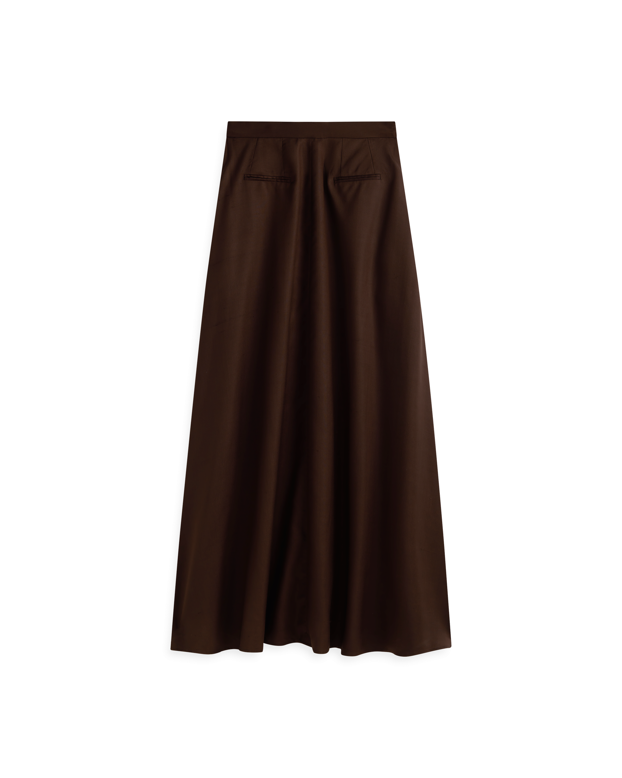 Kahlo Skirt - Chocolate Dupioni