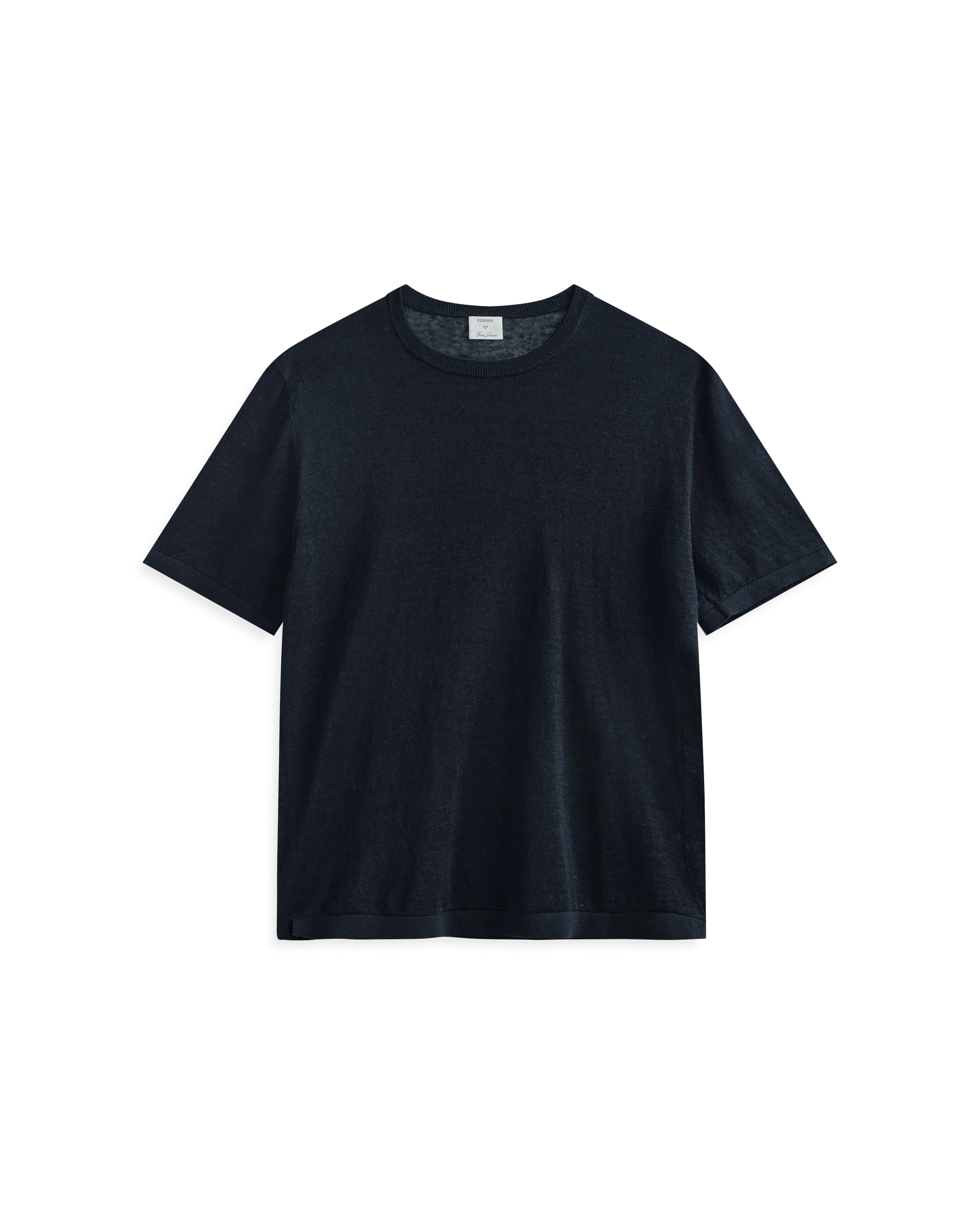 Linen Tee - Navy