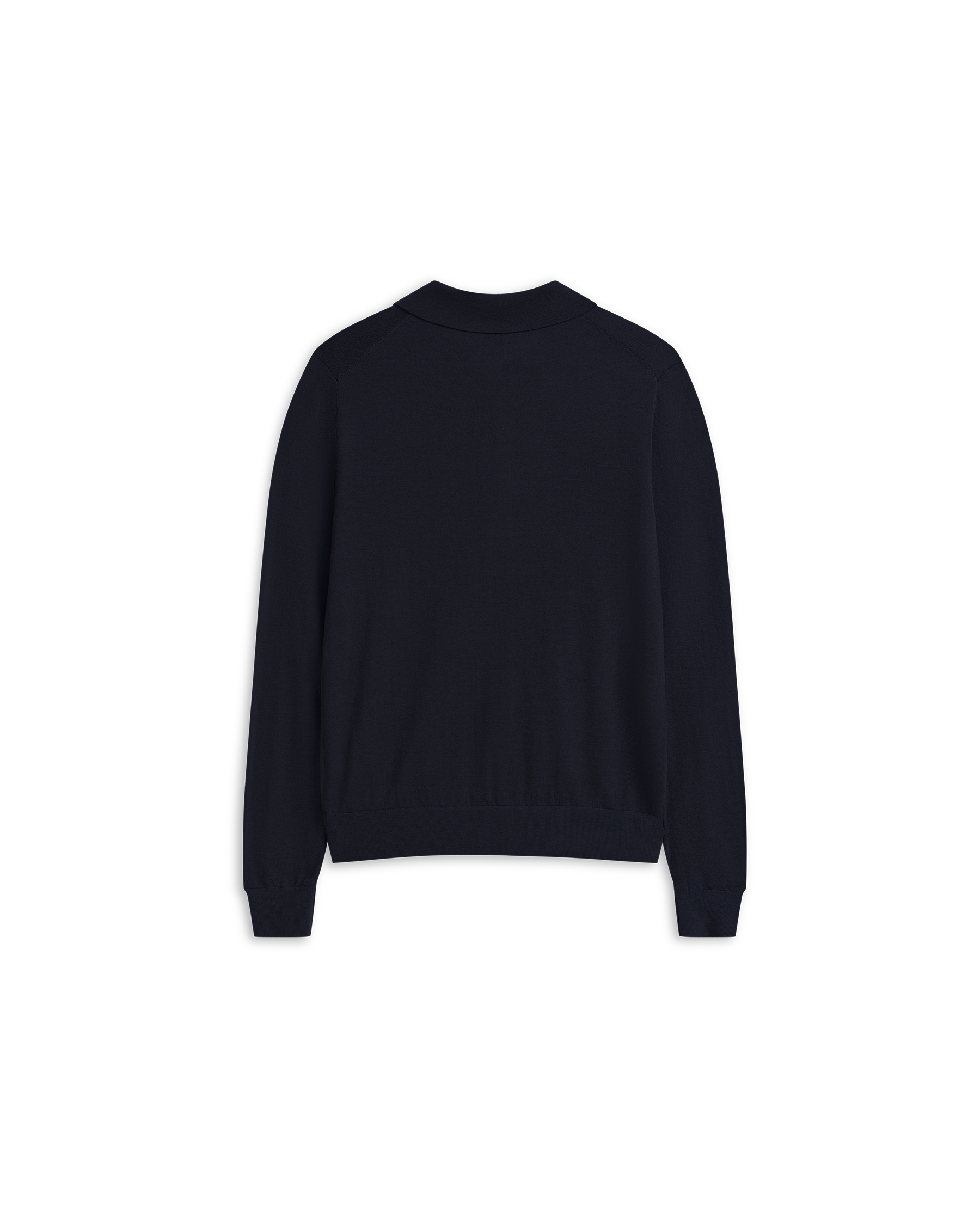 Merino Polo - Navy