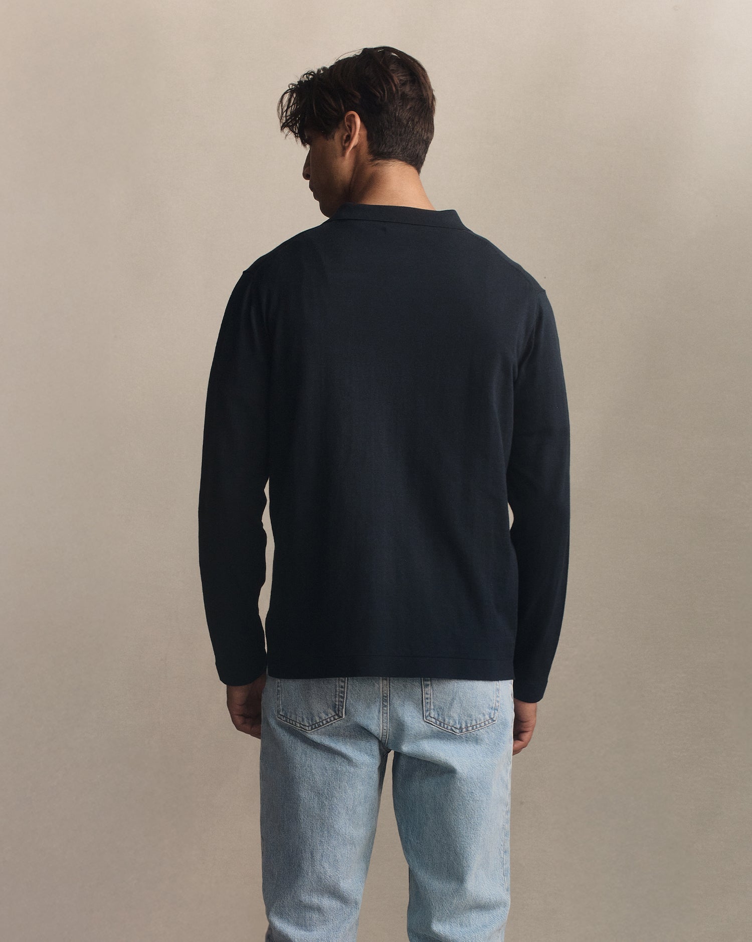 Ice Cotton Shirt - Navy