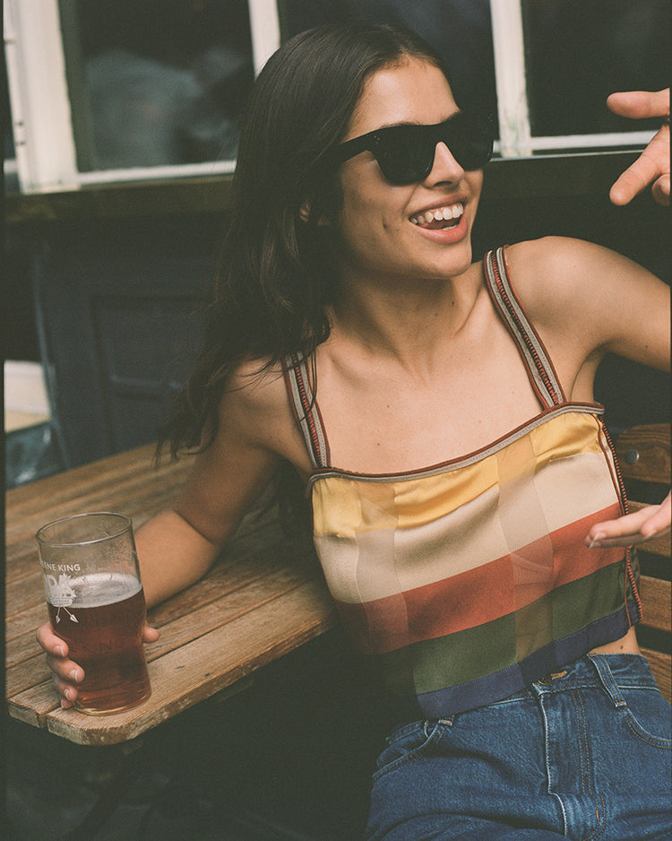 Orbison Antique Black Sunglasses