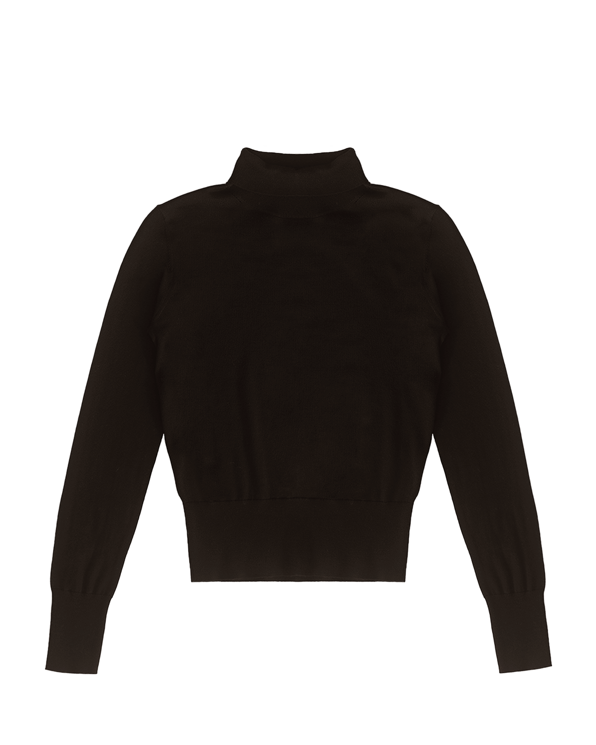 Cass Merino Roll Neck - Espresso