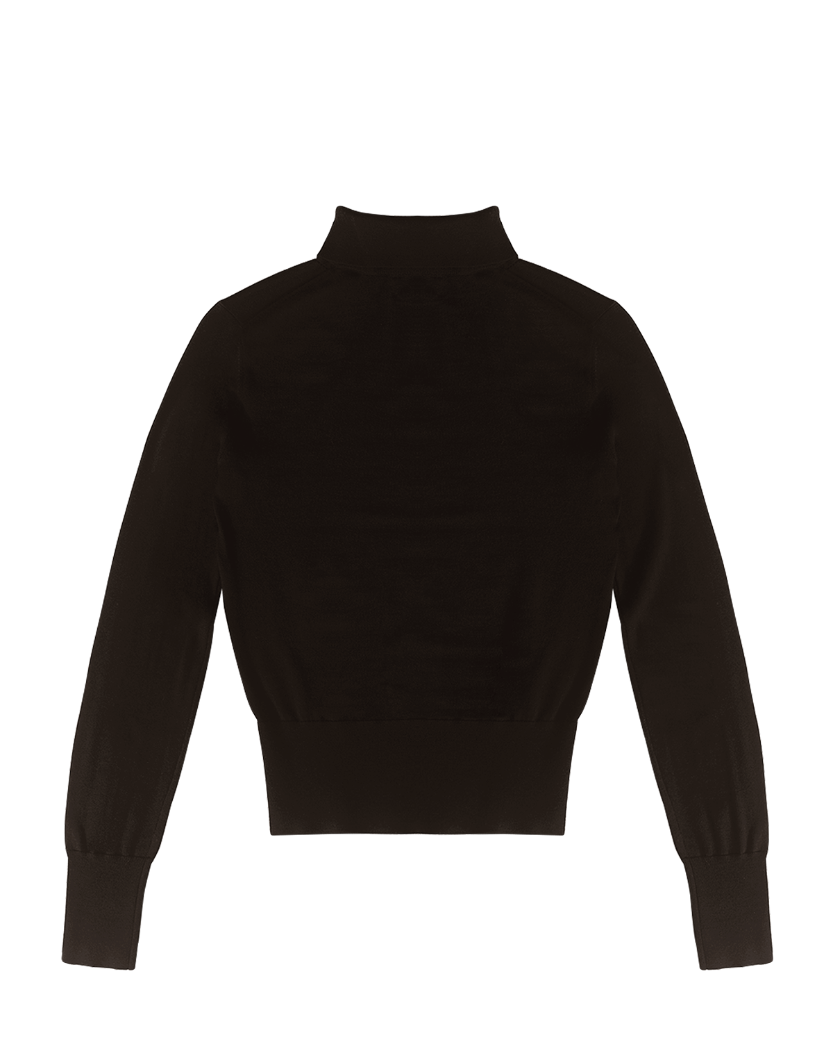 Cass Merino Roll Neck - Espresso | P. Johson