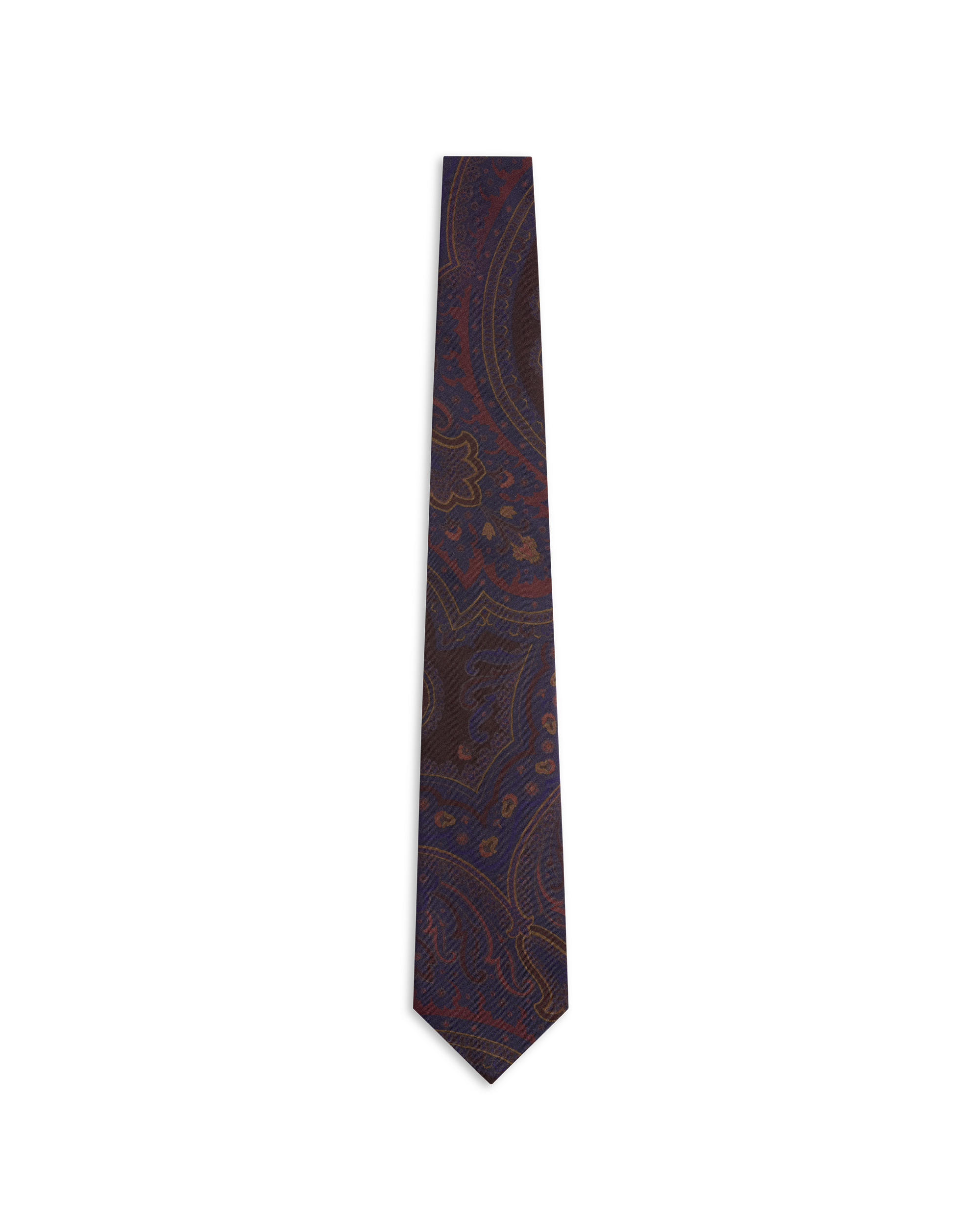 Paisley Madder Tie - Navy