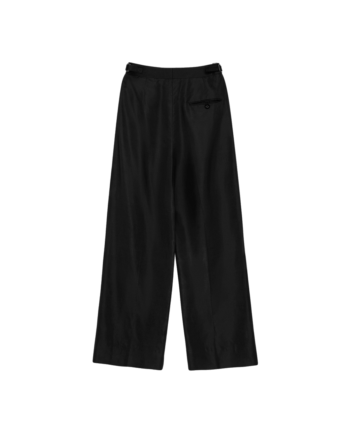 Perriand Trouser - Black Dupioni