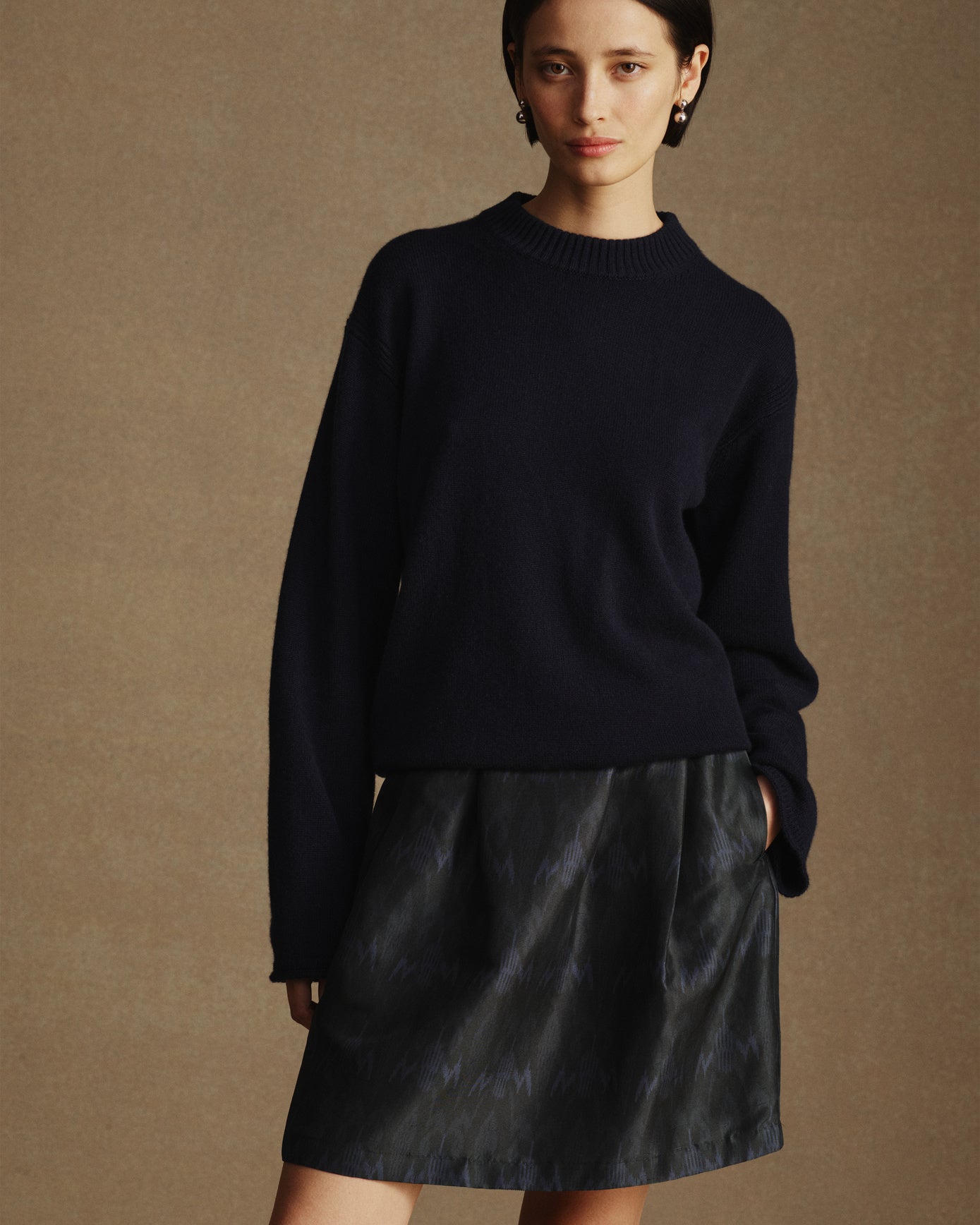 Pollok Skirt - Midnight Sumba