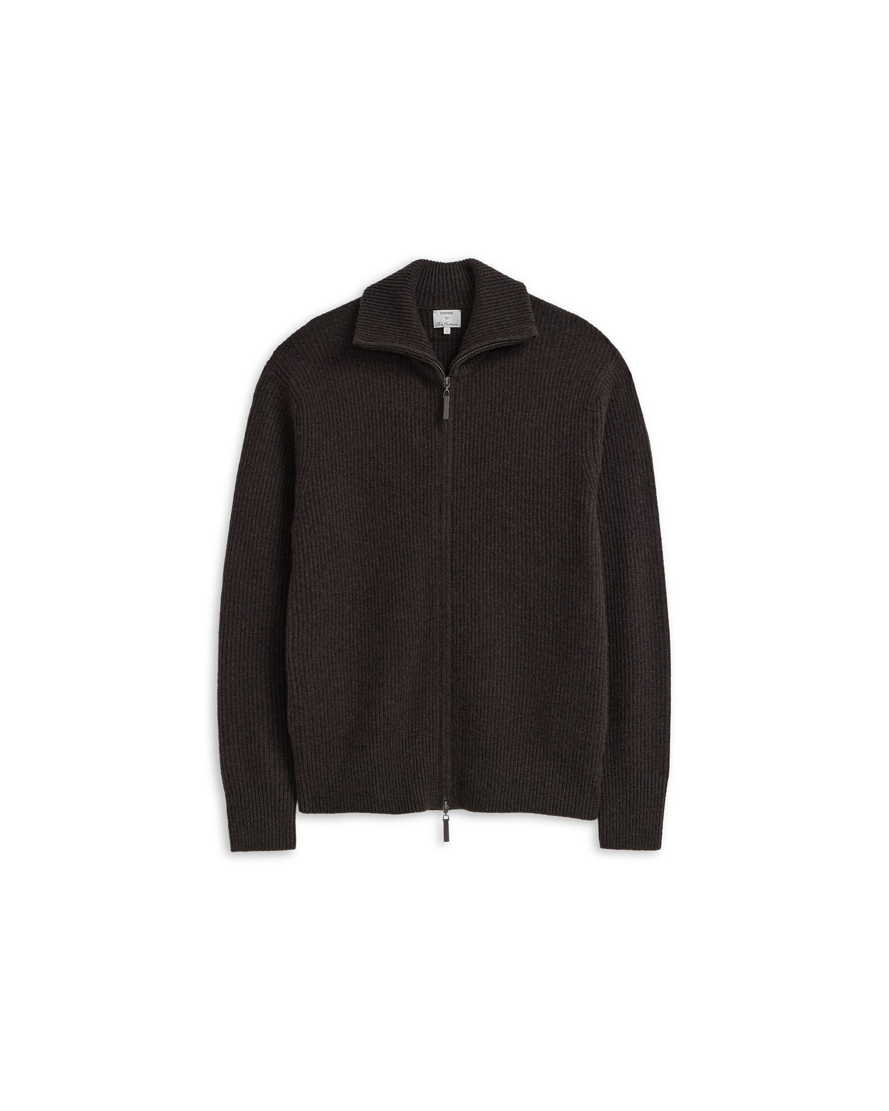 Royal Cashmere Cardigan - Umber