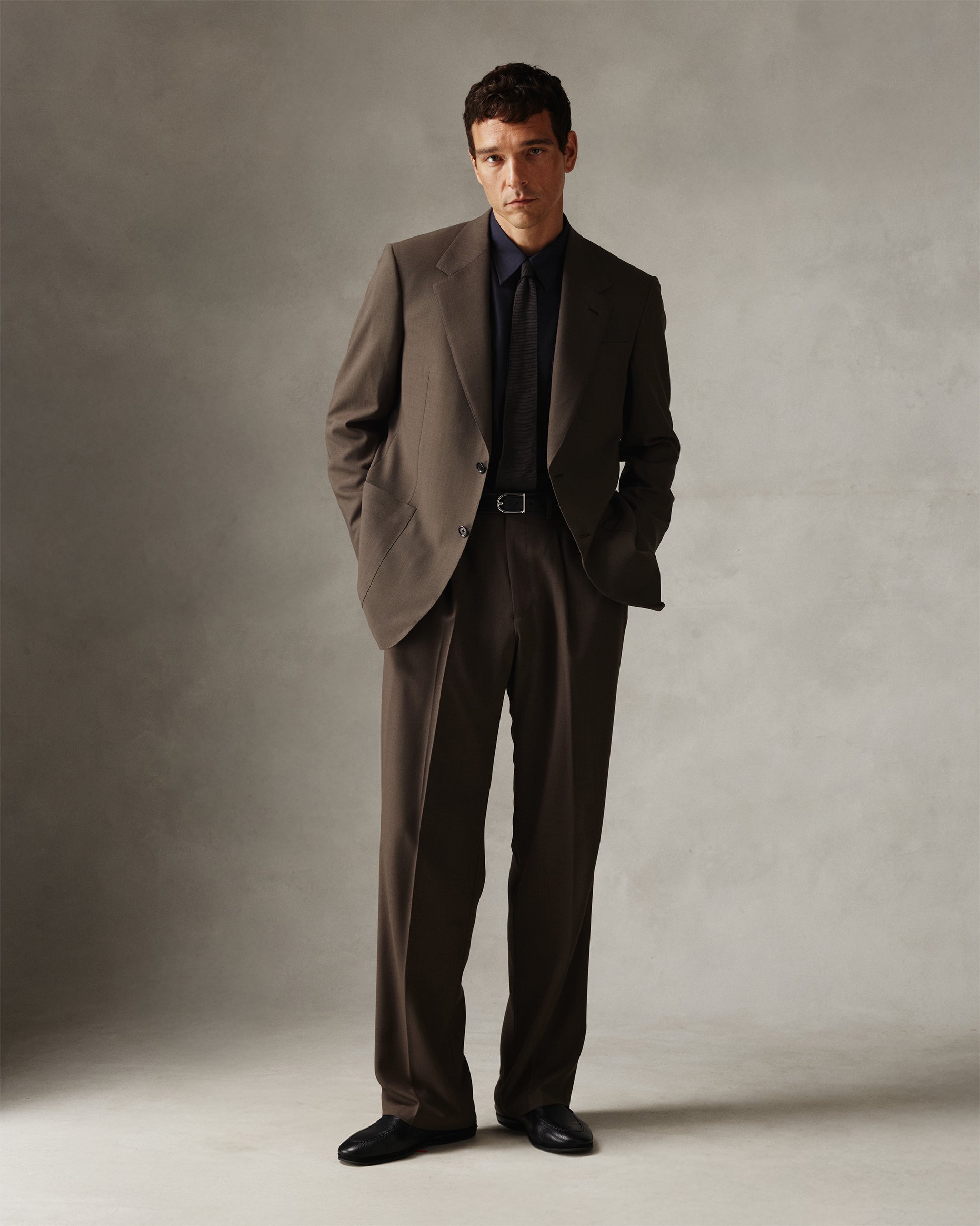 Merino S140 High Twist Trousers - Dark Moss