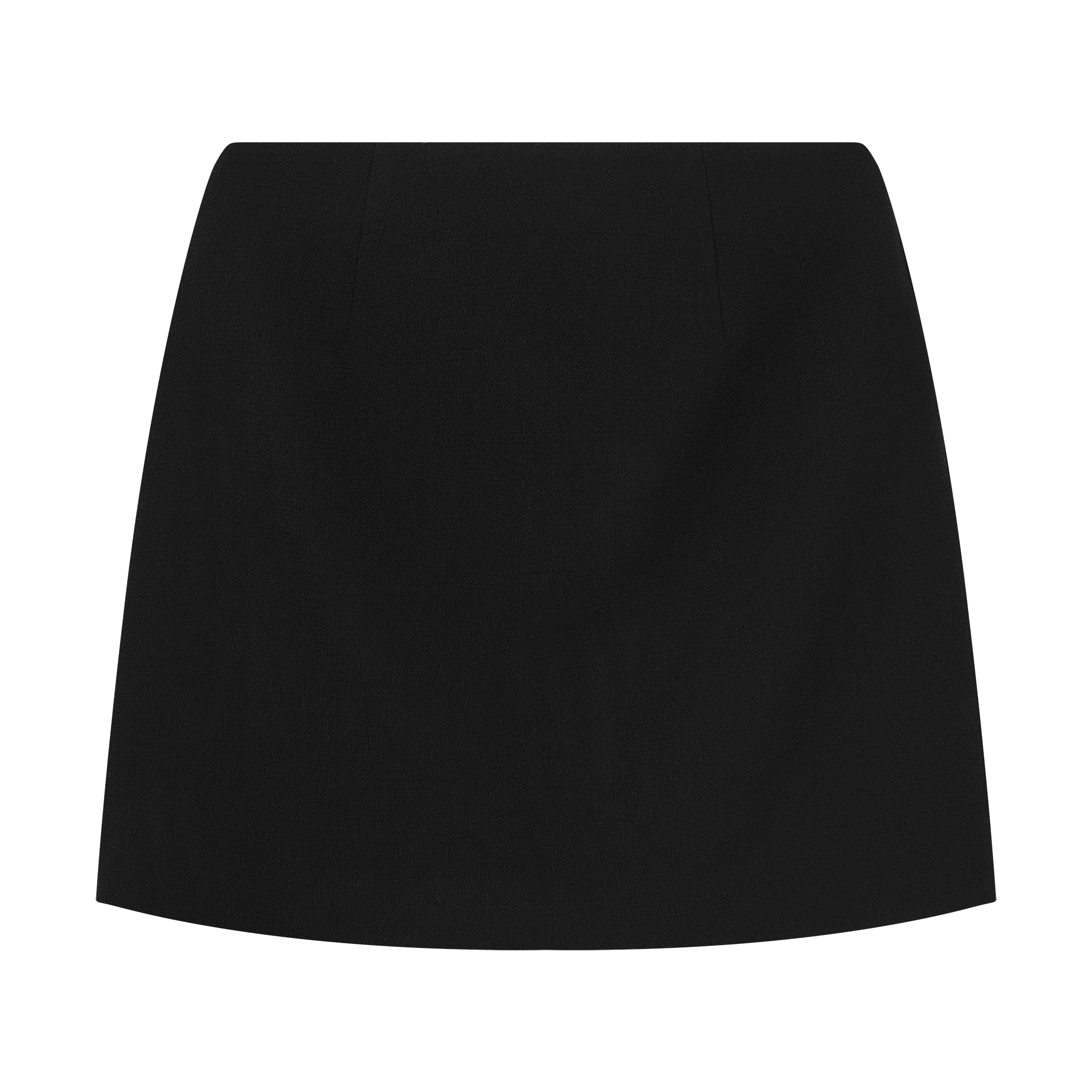 Gabrielle Skirt - Black Crepe | P Johnson