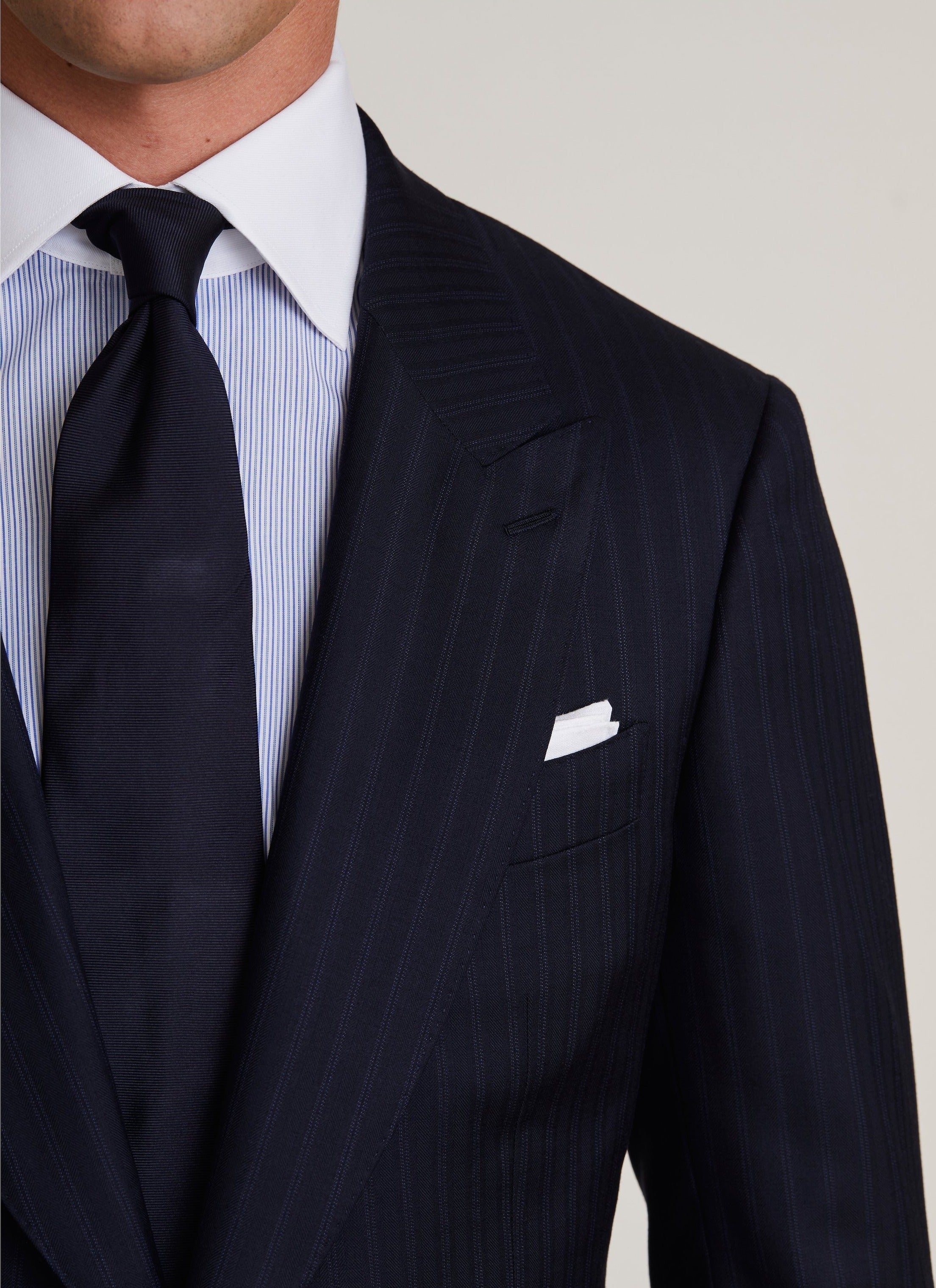 Navy Silk Tie