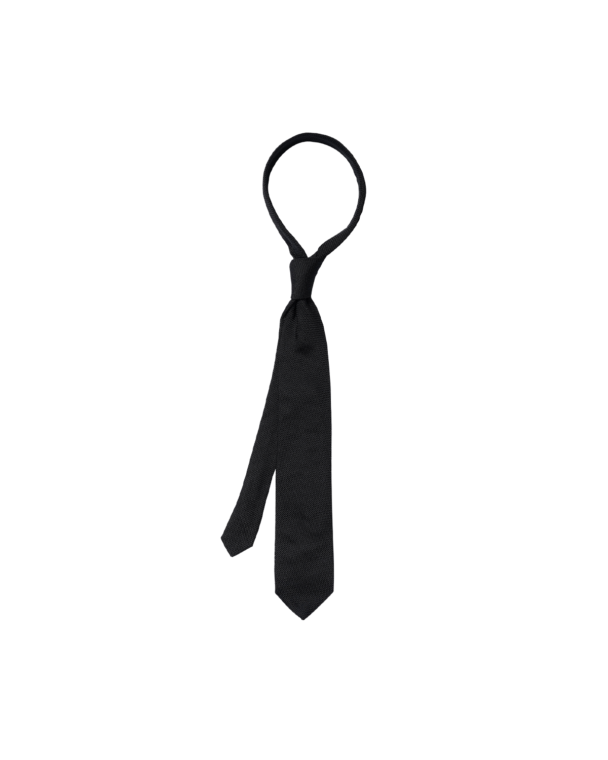 Black Small Grenadine Tie