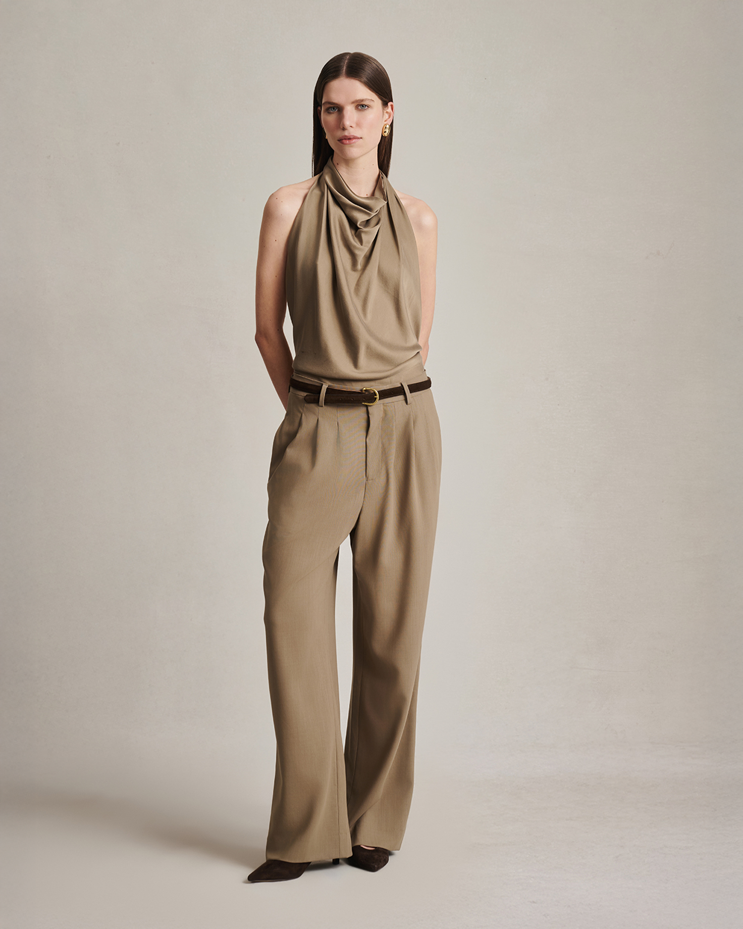 Margherita Top - Taupe