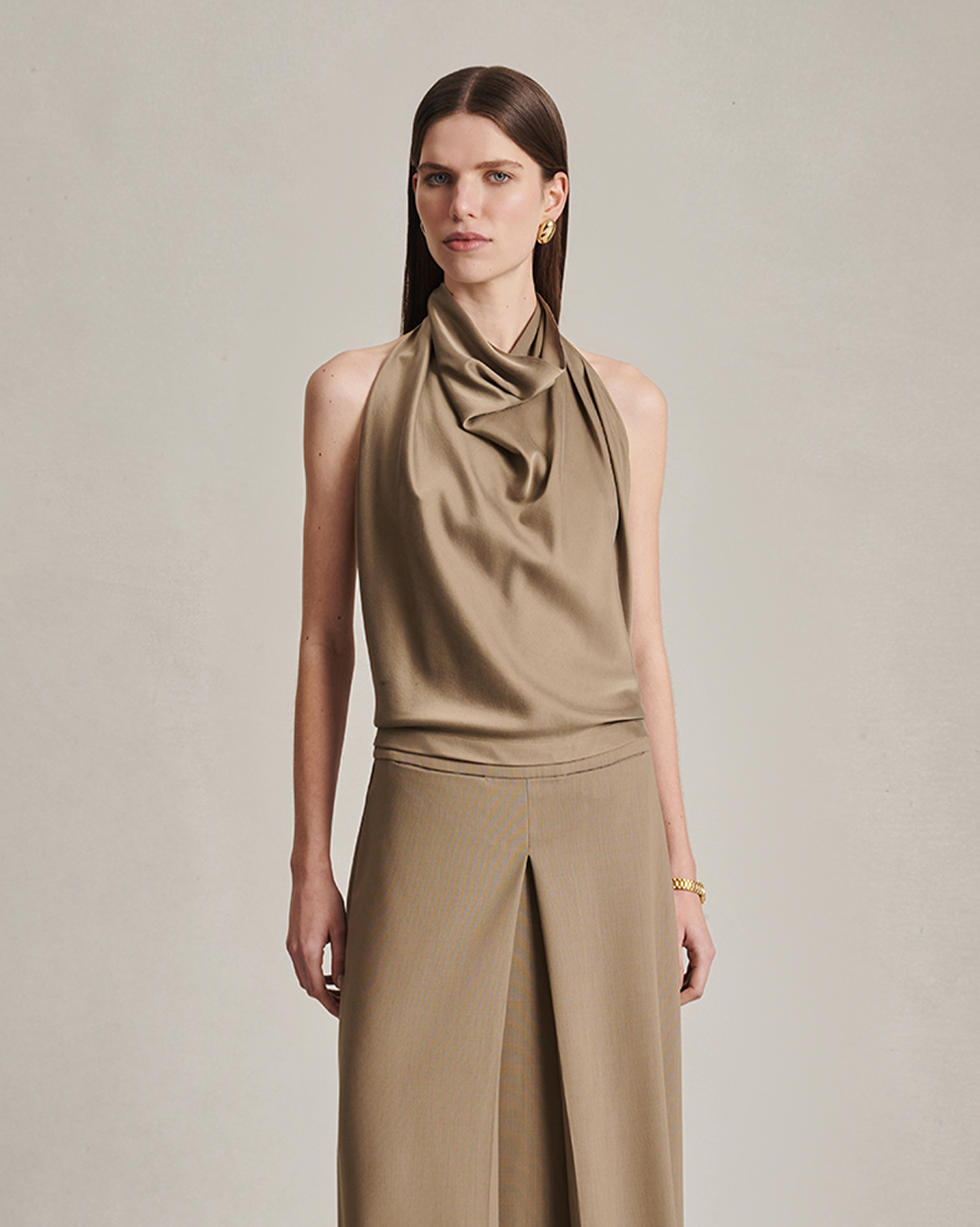 Margherita Top - Taupe