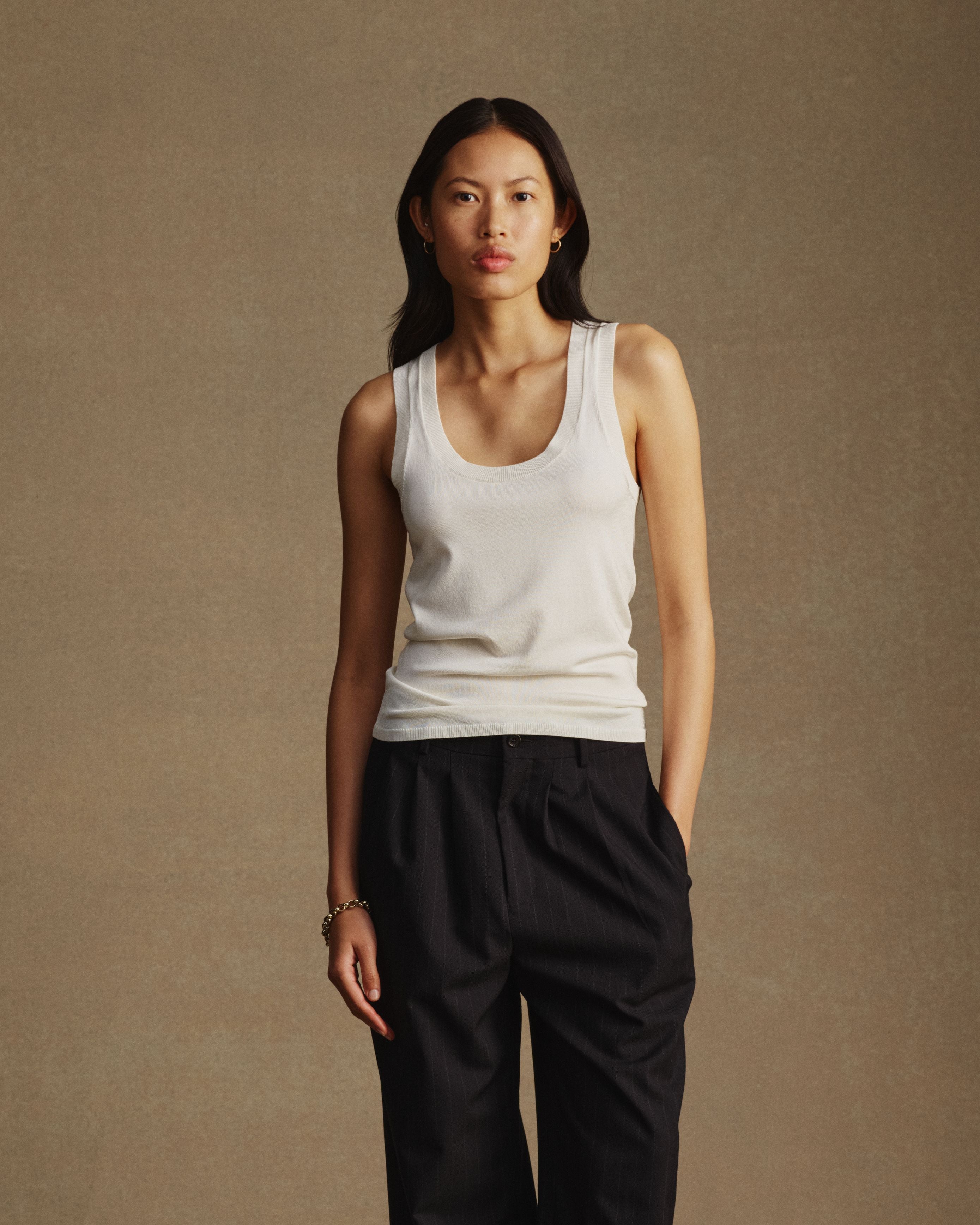 Tessa Tank - White
