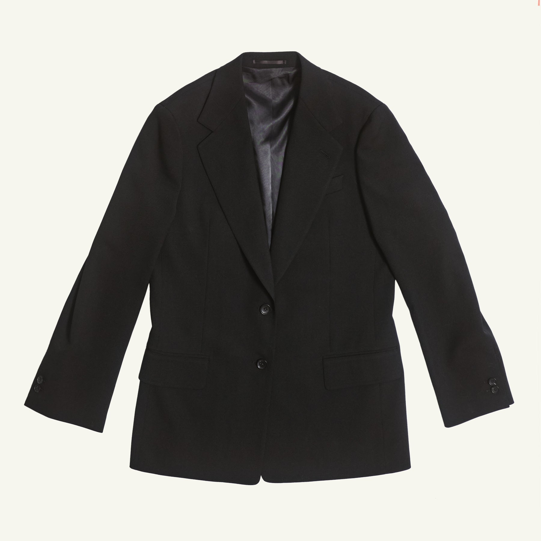 Ava Blazer - Black Wool Twill