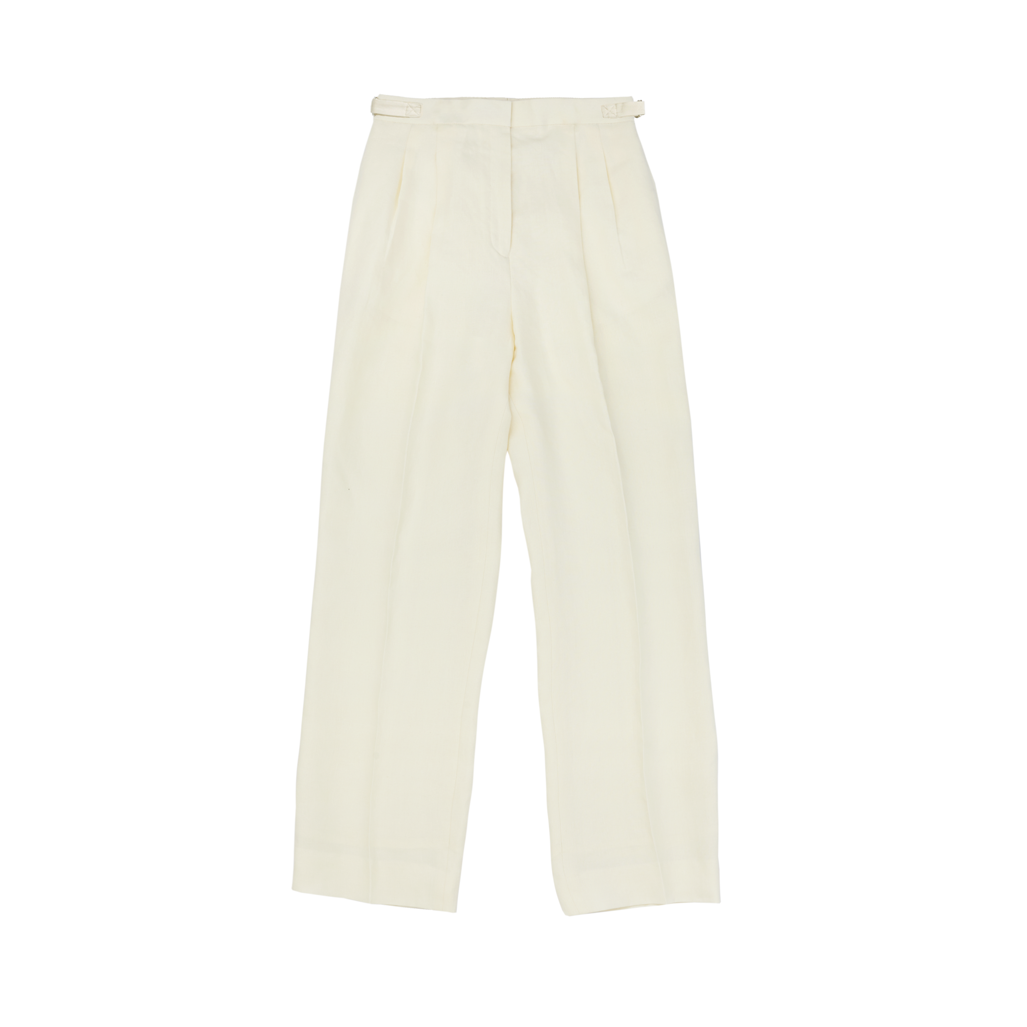Off White Linen Perriand Trousers | P Johnson