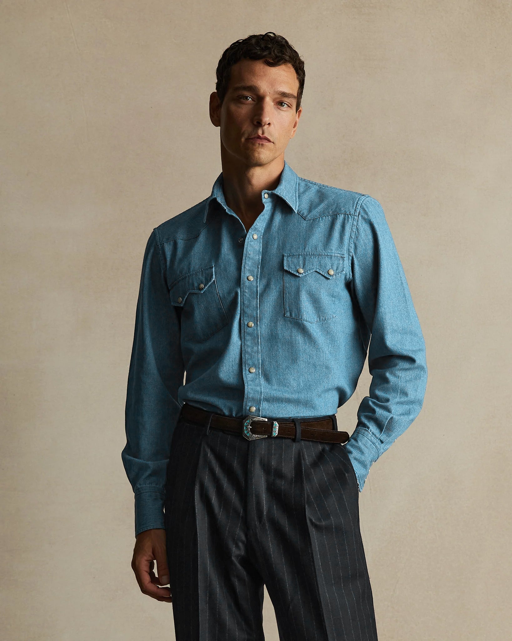 Western Shirt - Heavy Denim