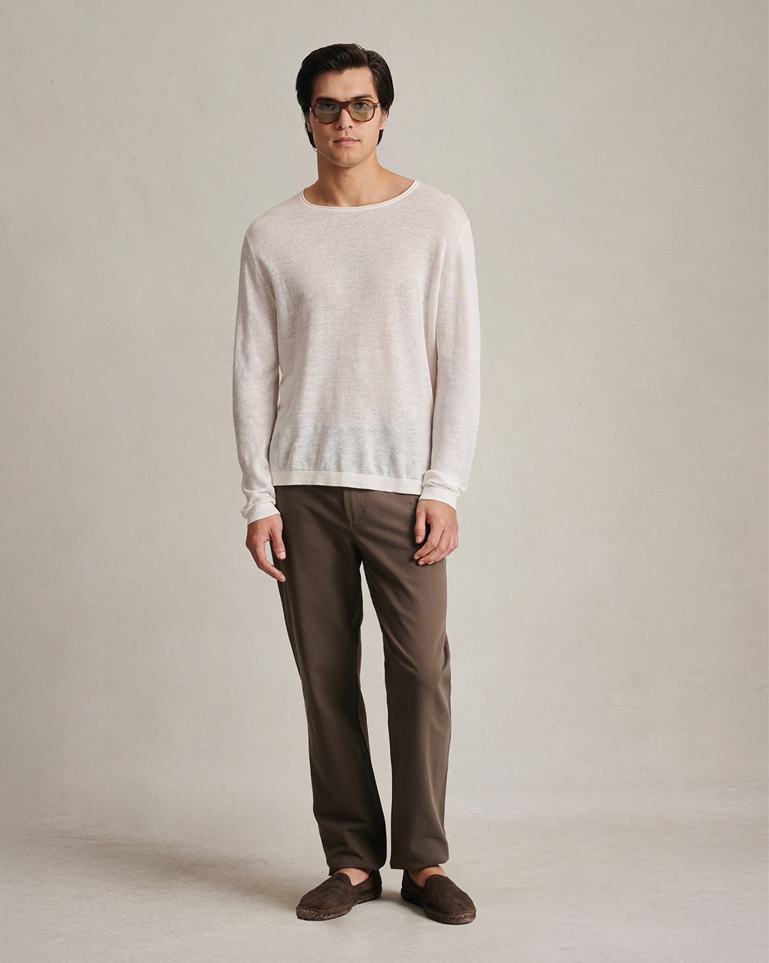 Five Pocket Canvas Trouser - Khaki