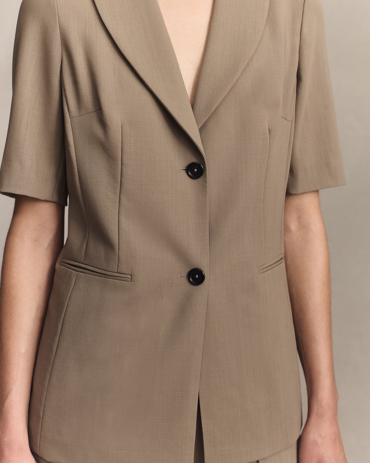 Lottie Blazer - Taupe