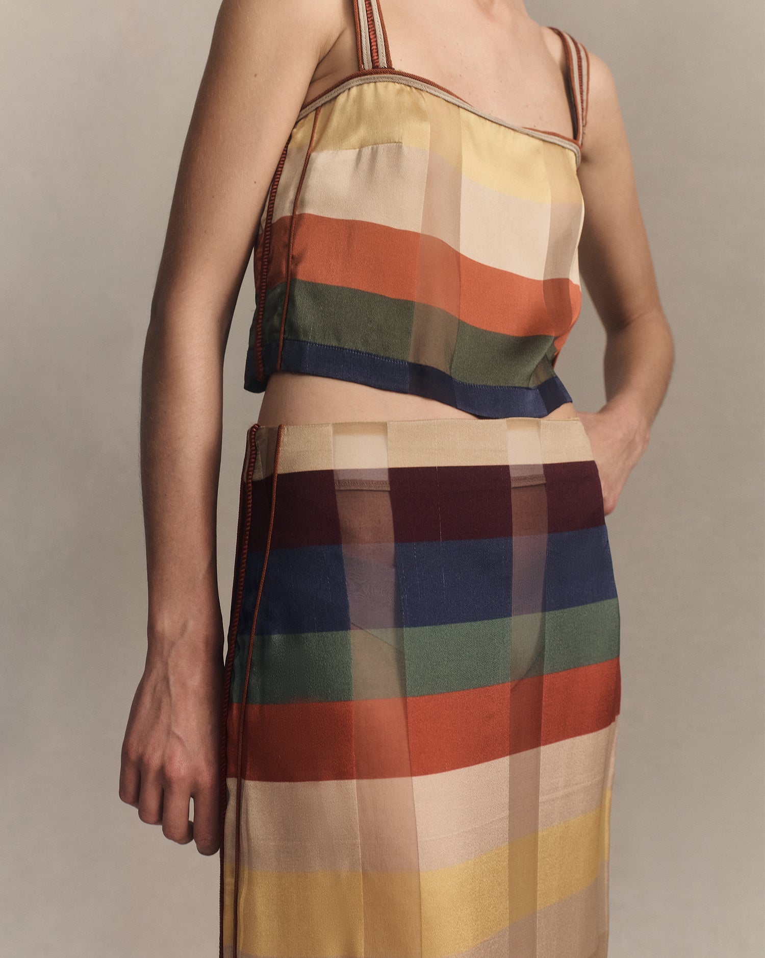 Bebé Skirt - Venetian Stripe | P Johnson