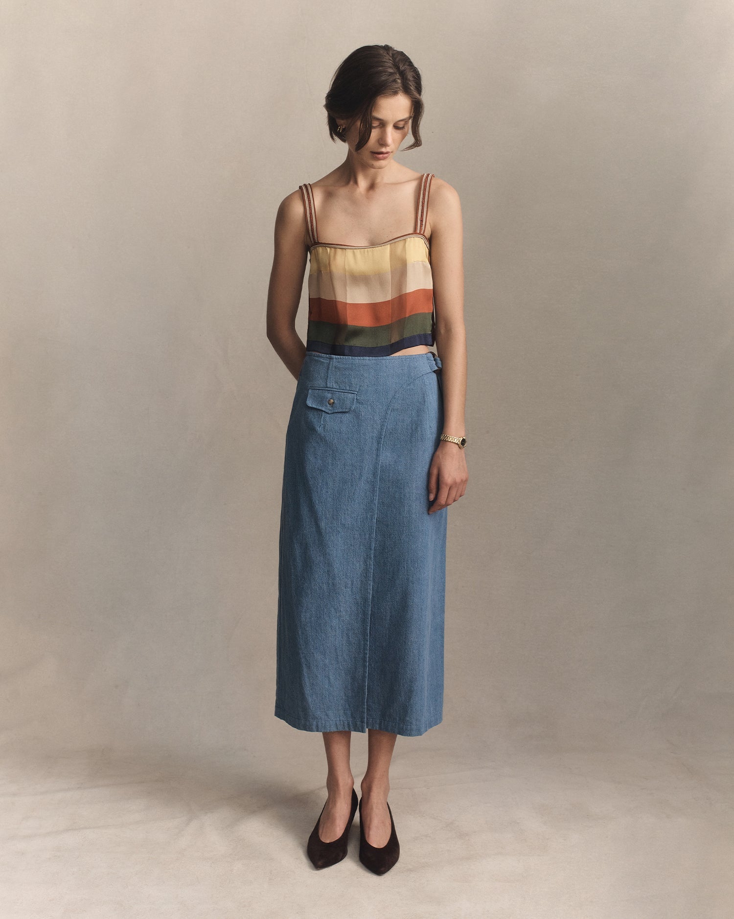 Bebé Top - Venetian Stripe
