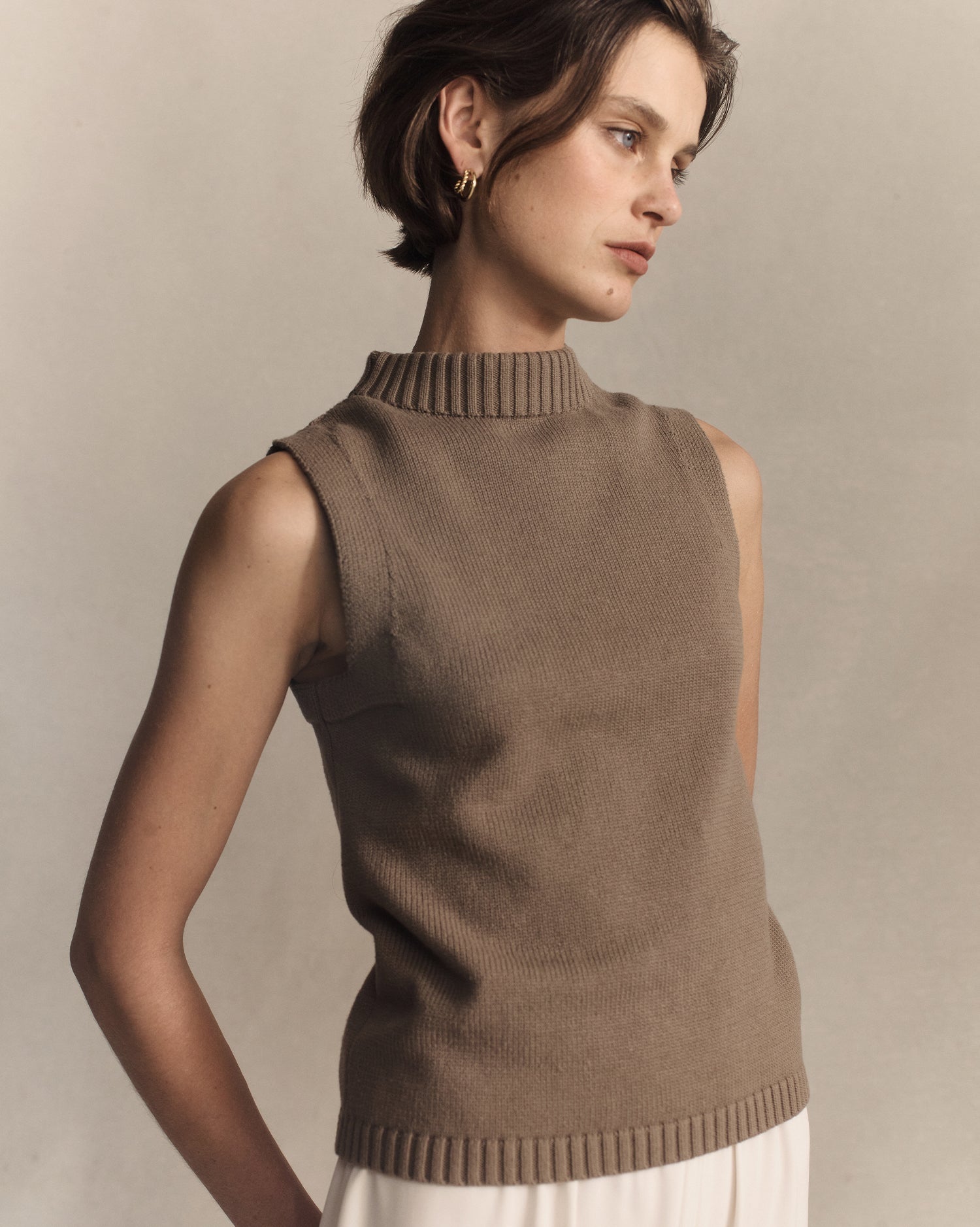 Annie Top - Taupe