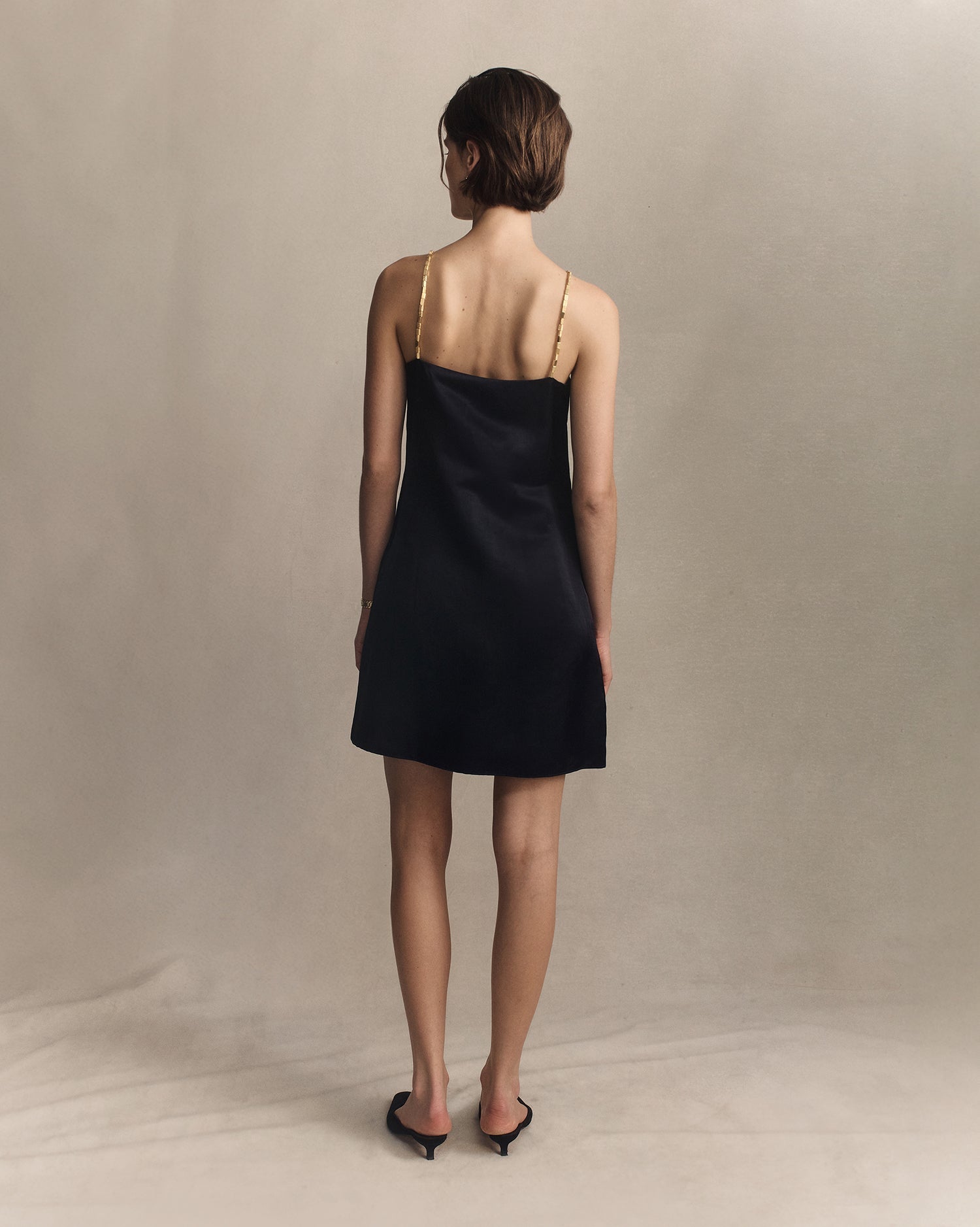 Helena Beaded Mini Dress - Navy | P Johnson