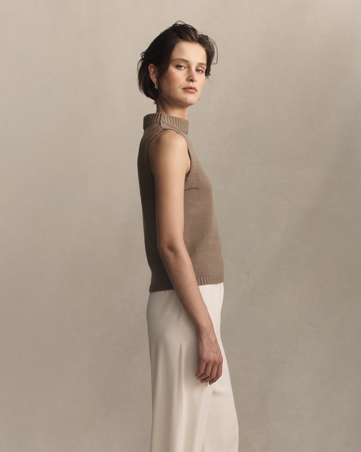 Annie Top - Taupe
