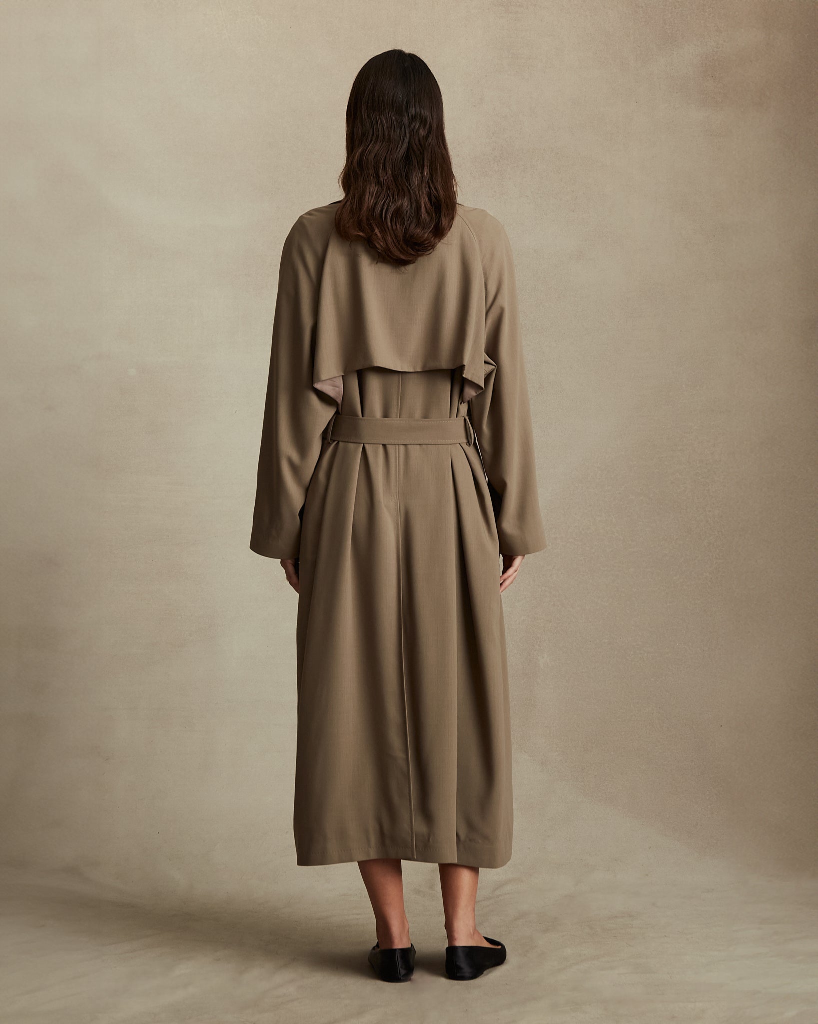 Clara Trench Coat - Taupe | P Johnson