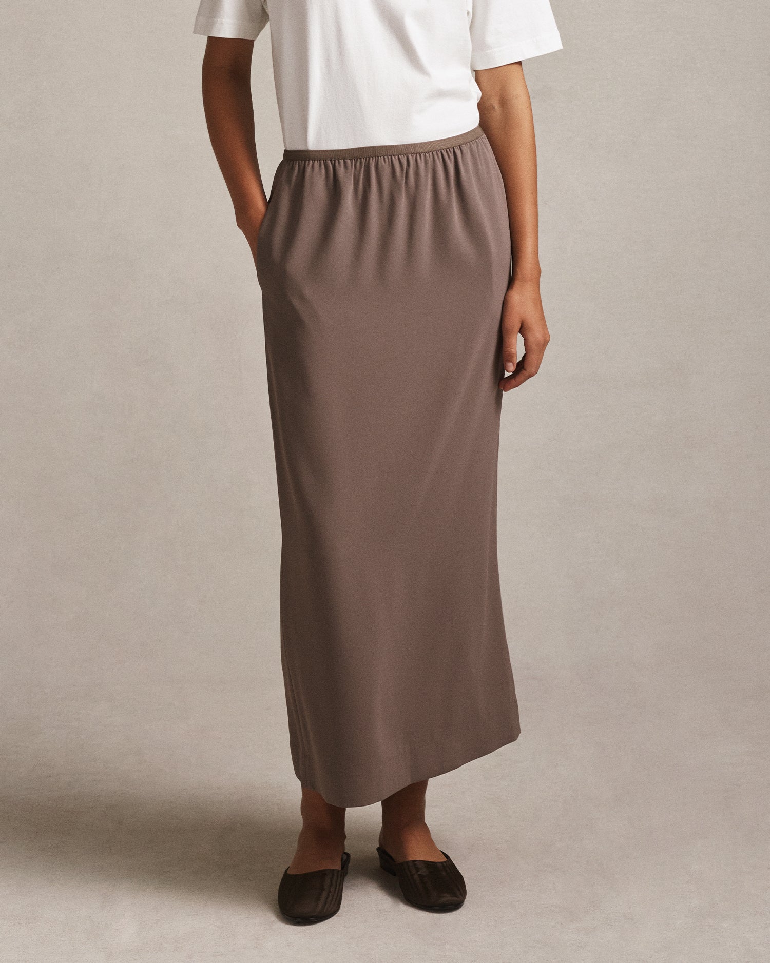 p. johnson Pamela Skirt - Taupe