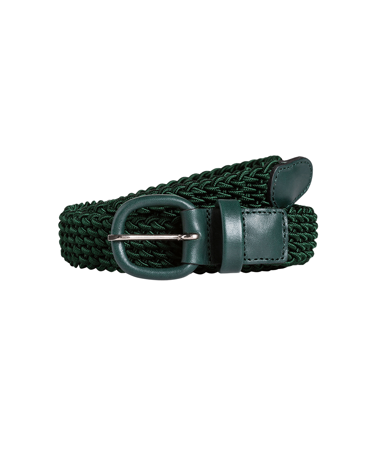 Elasticated Belt - Deep Green