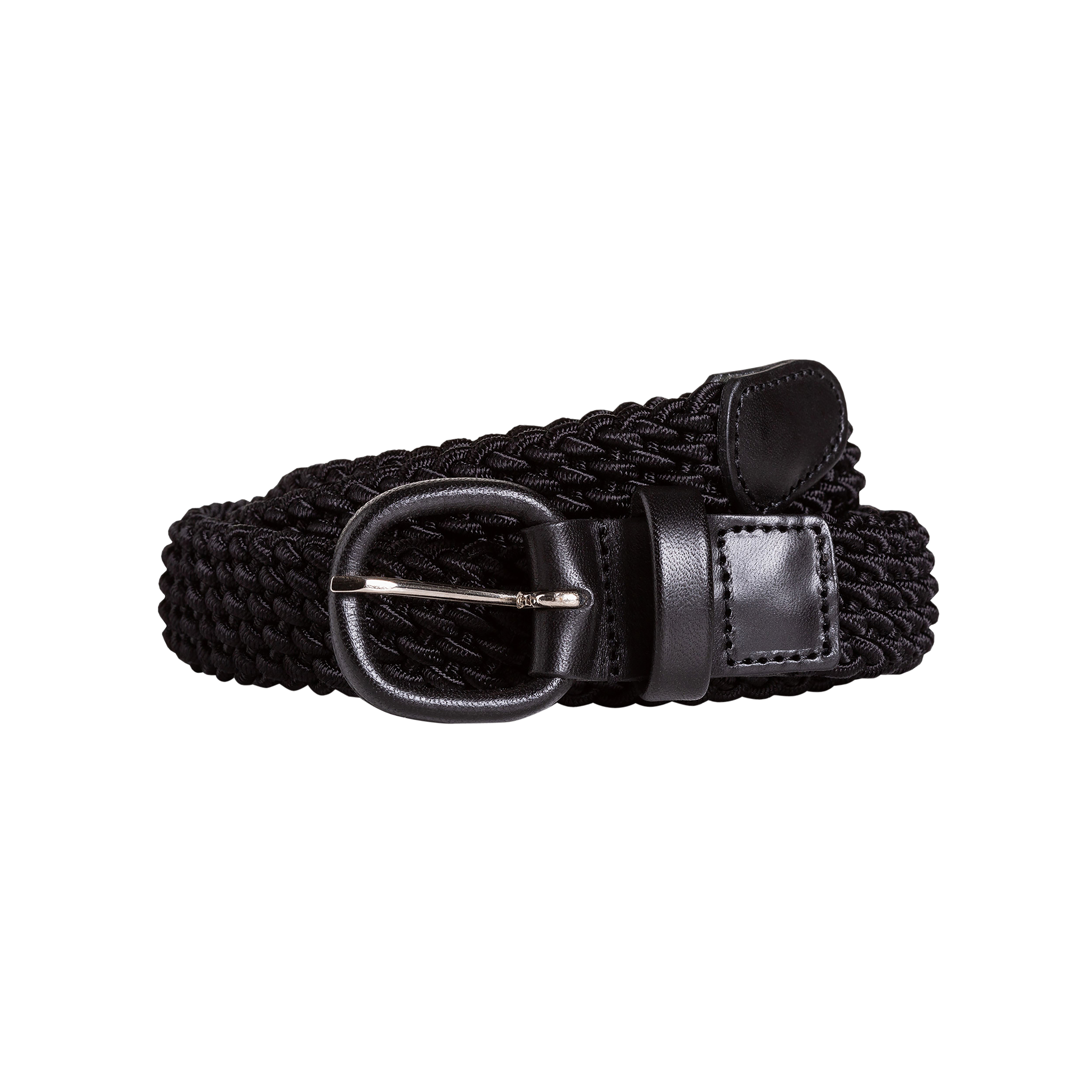 Elasticated Belt - Black | P Johnson