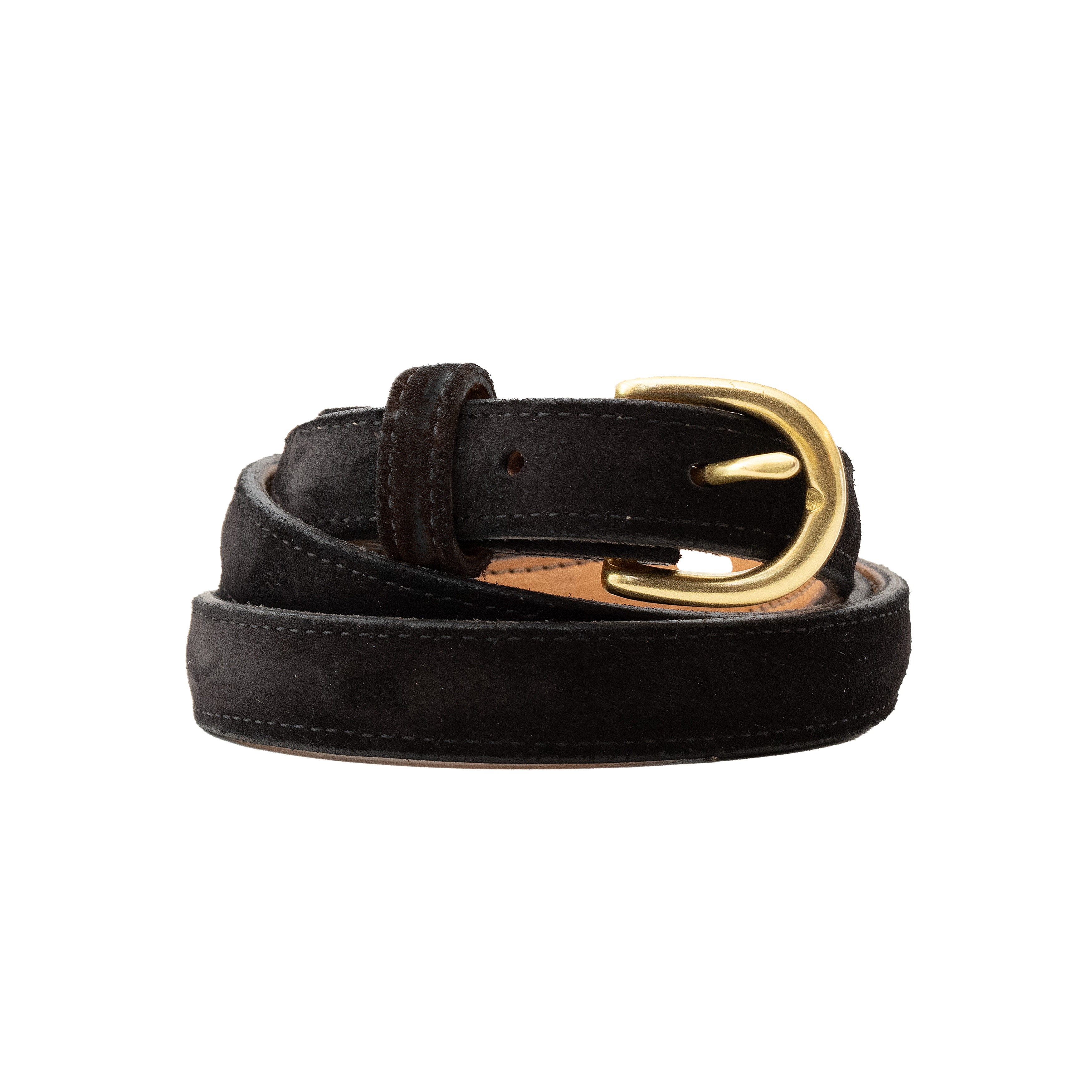 Suede Belt 20mm - Black | P Johnson
