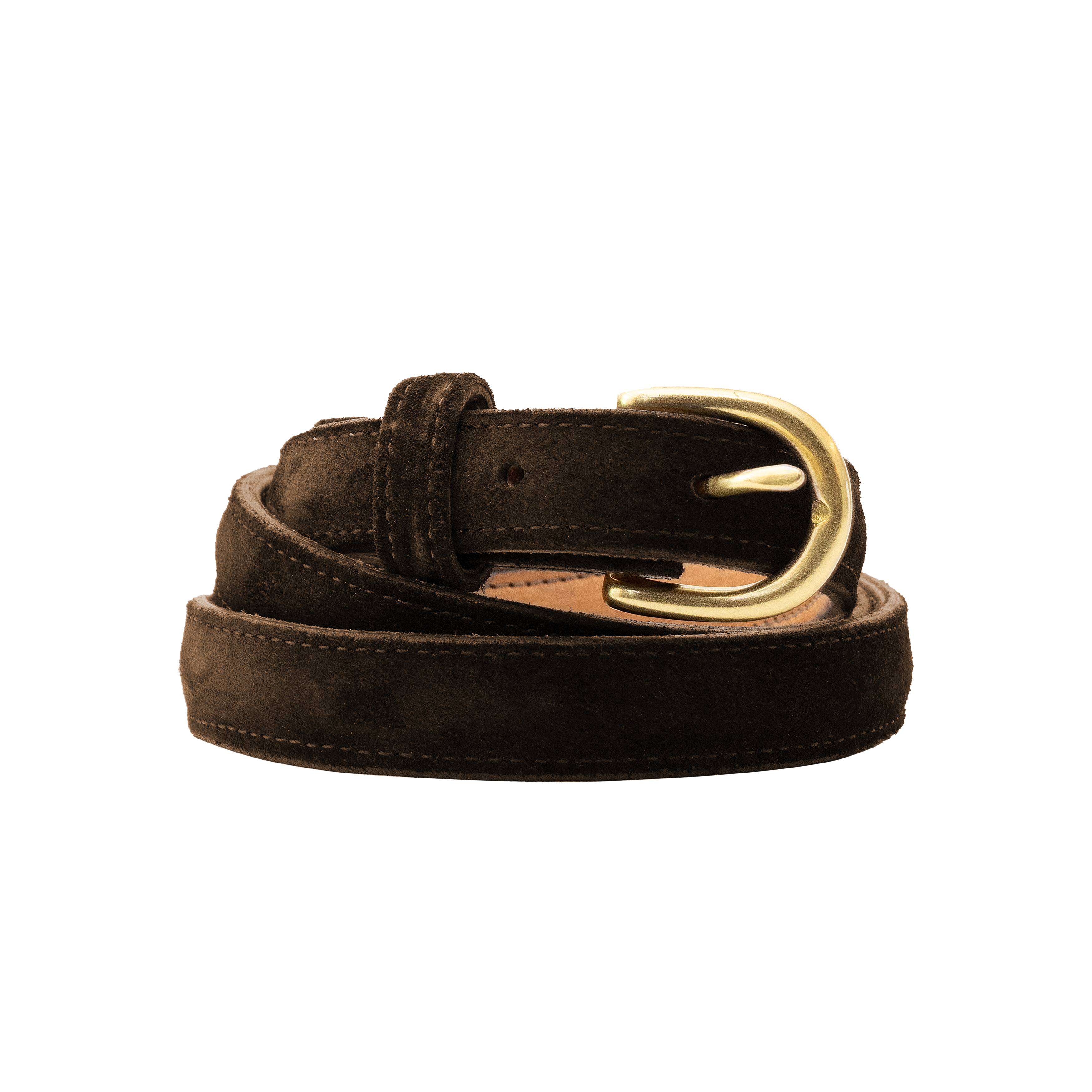 Suede Belt 20mm - Brown | P Johnson