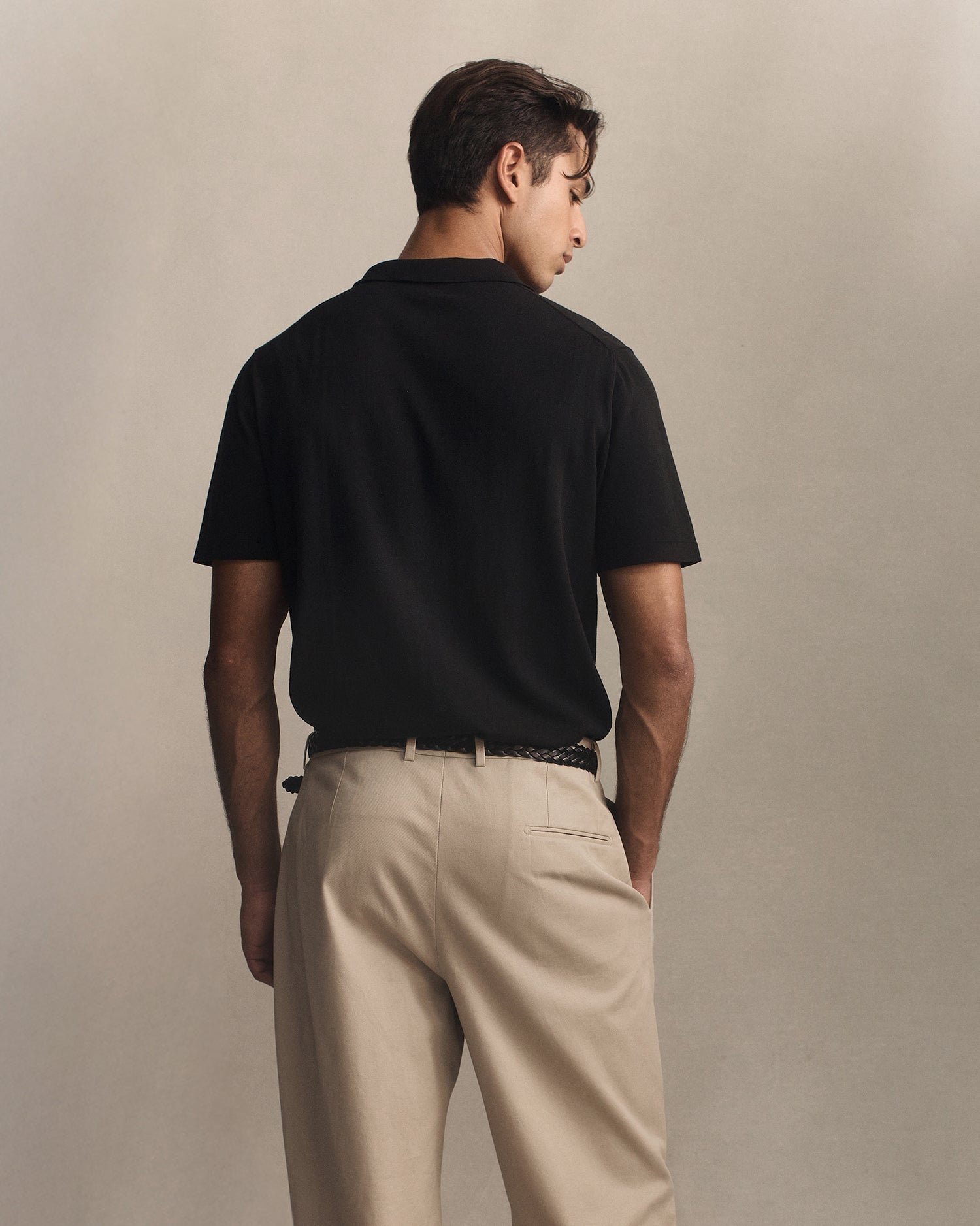 Ice Cotton Polo - Black