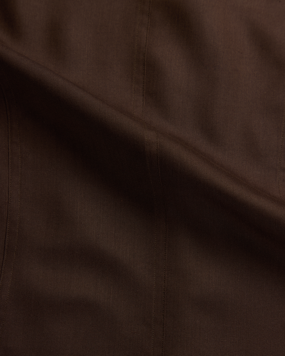 Bodice Top - Chocolate Dupioni