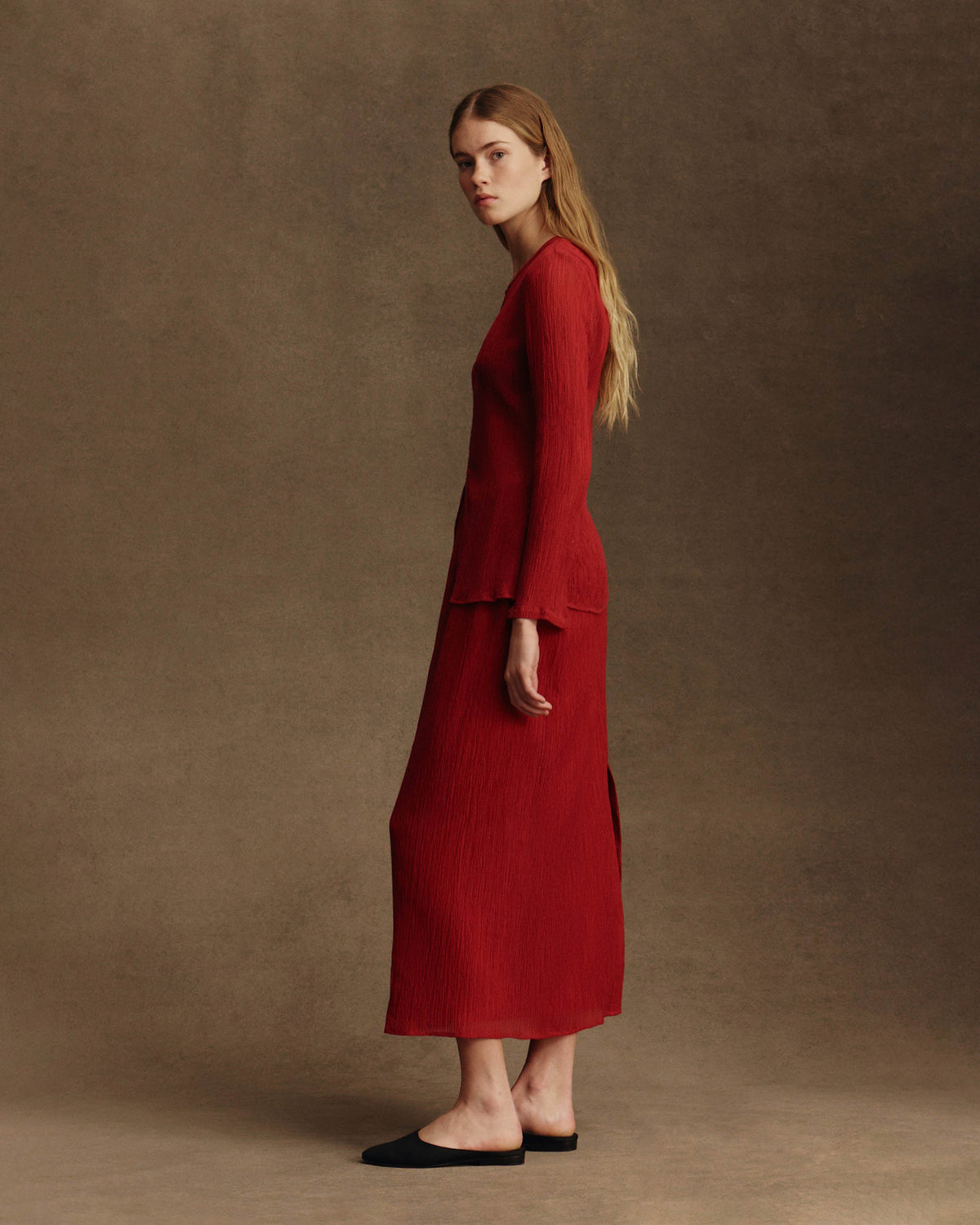 Clara Skirt - Scarlet