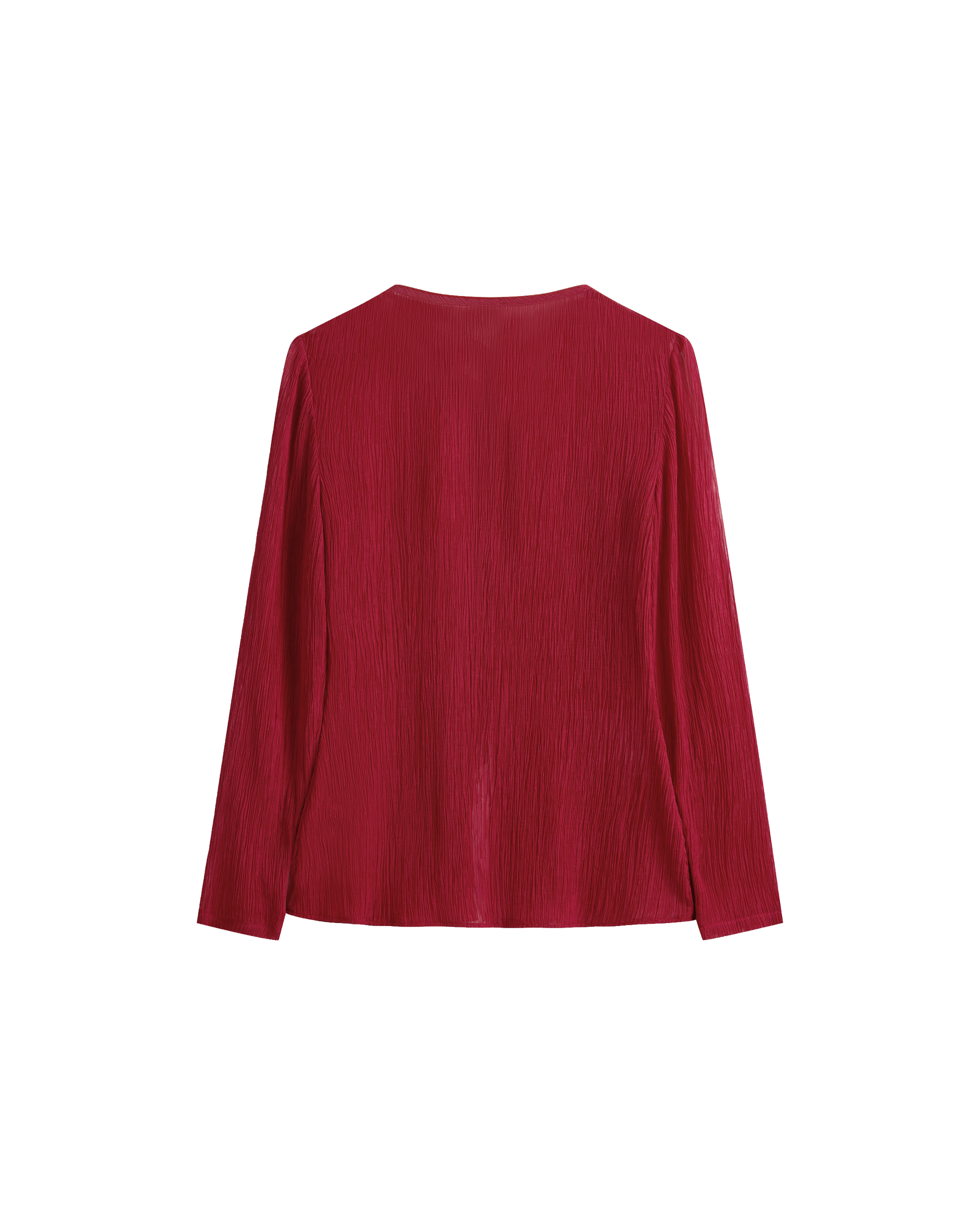 Clara Zip Top - Scarlet