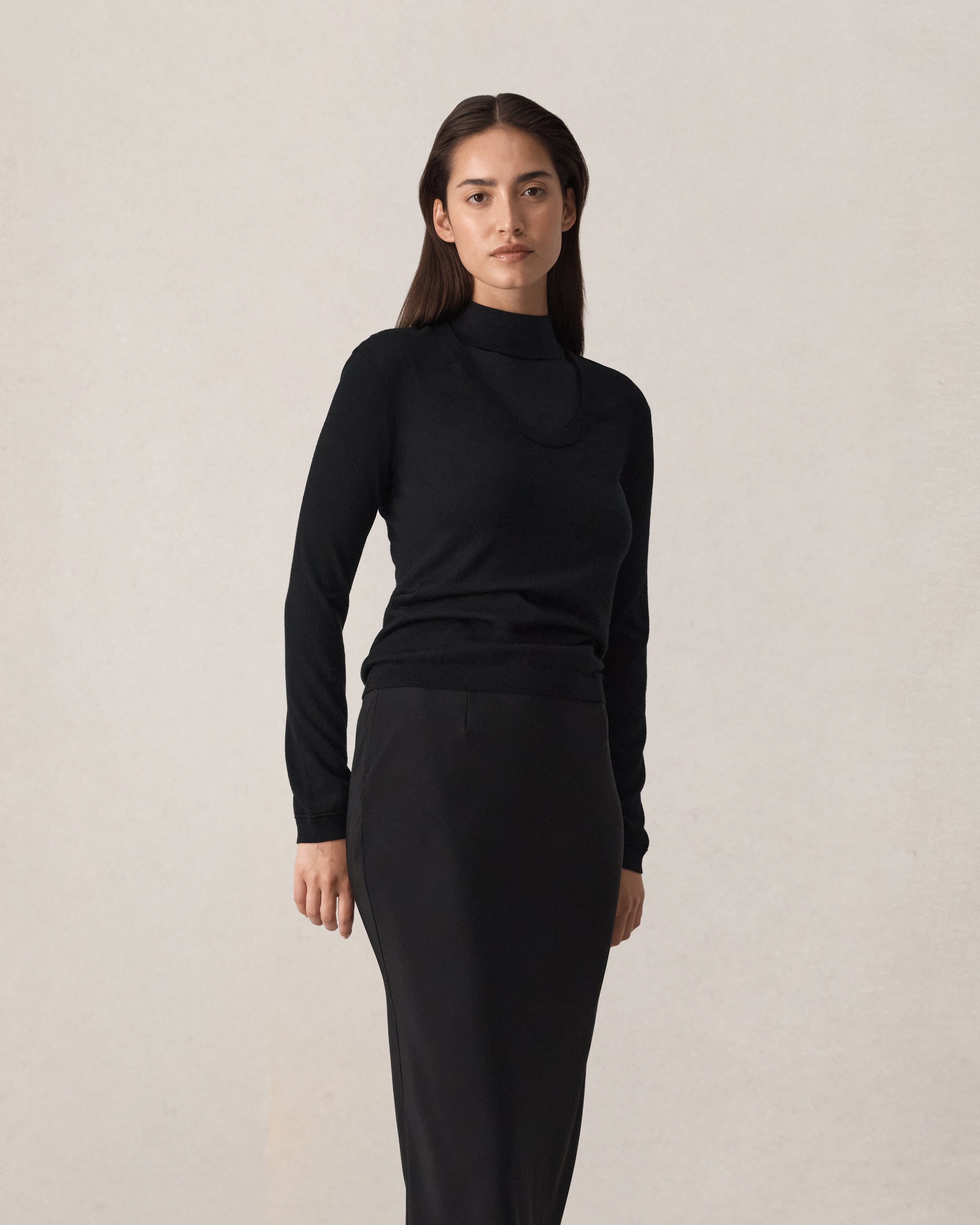 Daisy Merino Knit - Black