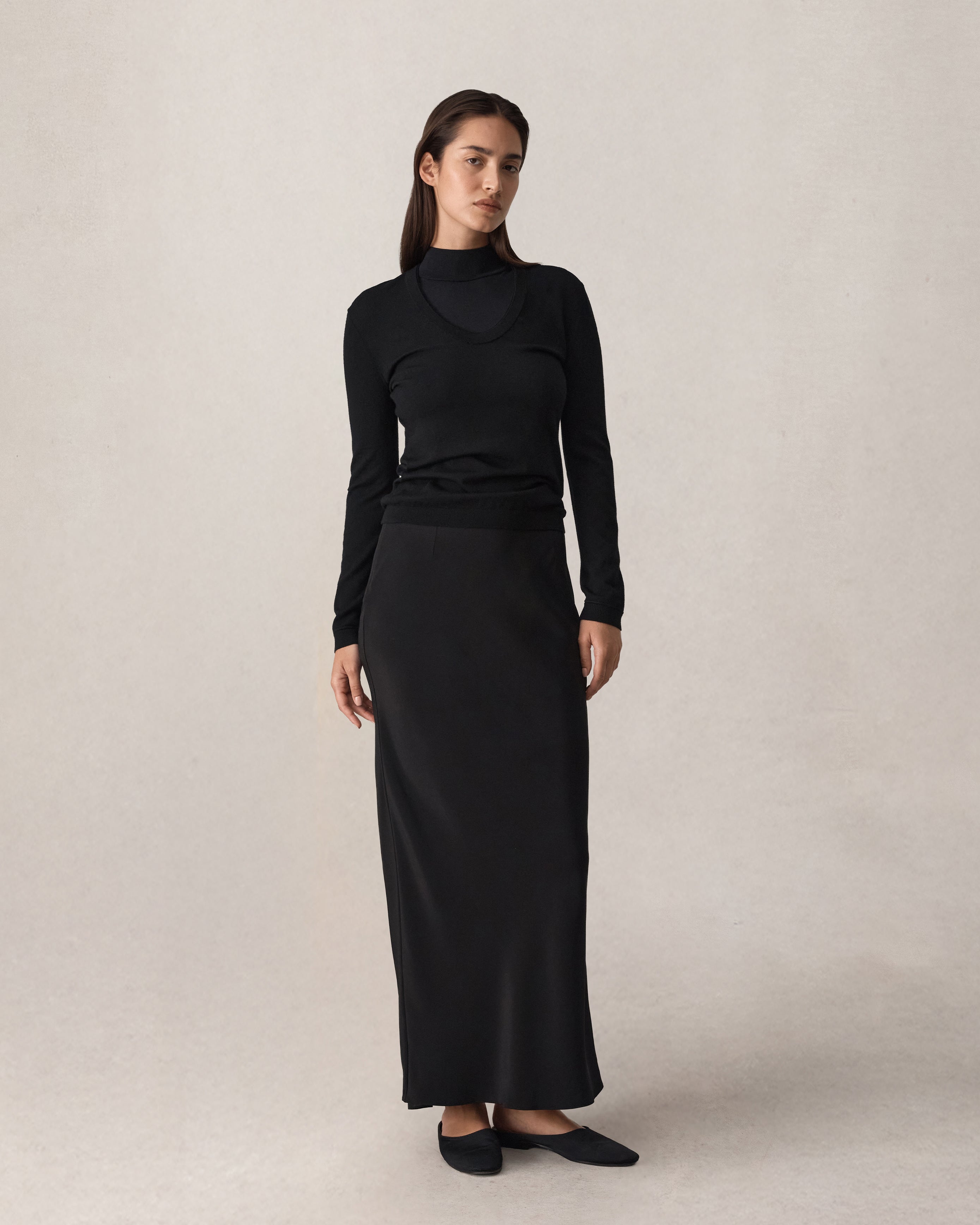 Daisy Merino Knit - Black