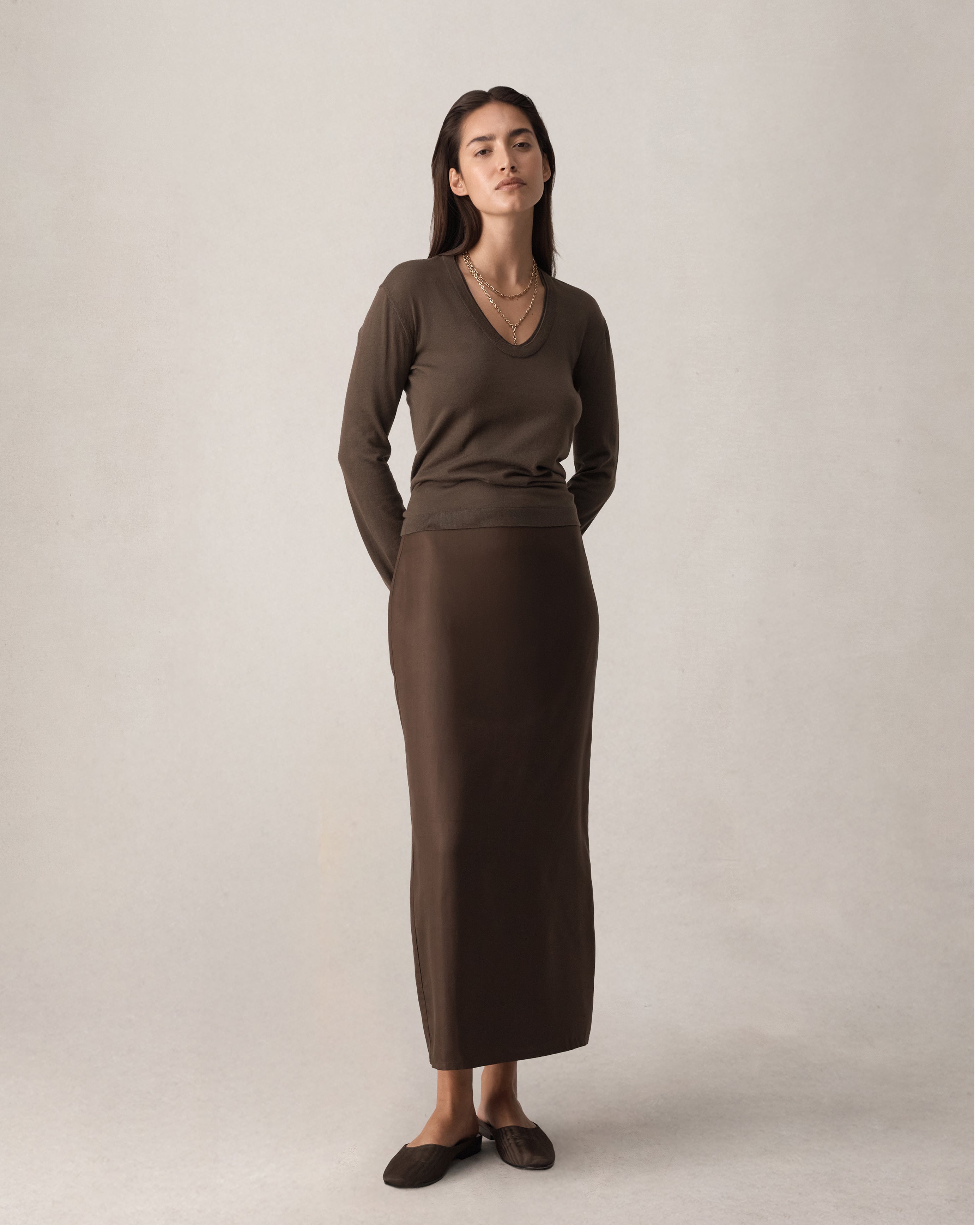 Daisy Merino Knit - Moss