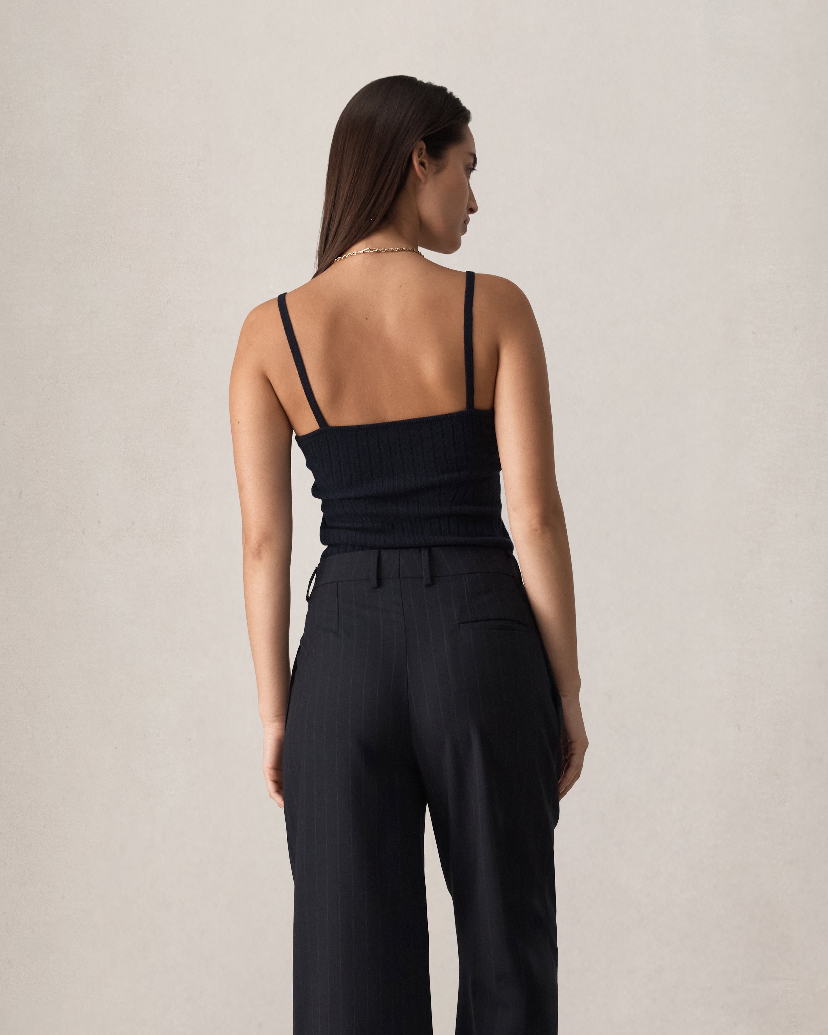 Eloise Tank - Navy