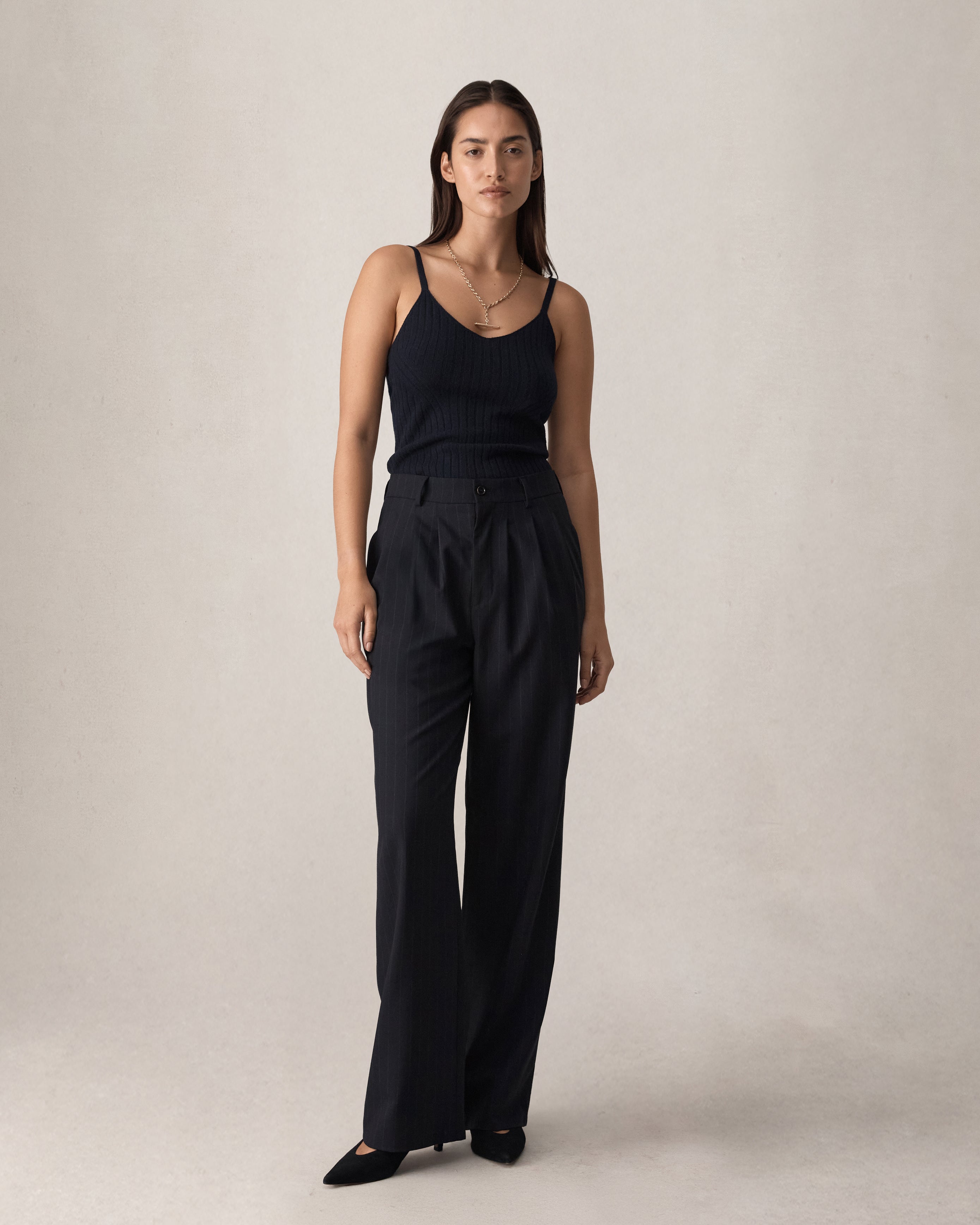 Eloise Tank - Navy