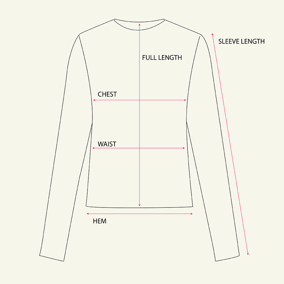 Amélie Boat Neck Sweater - Oat measurements