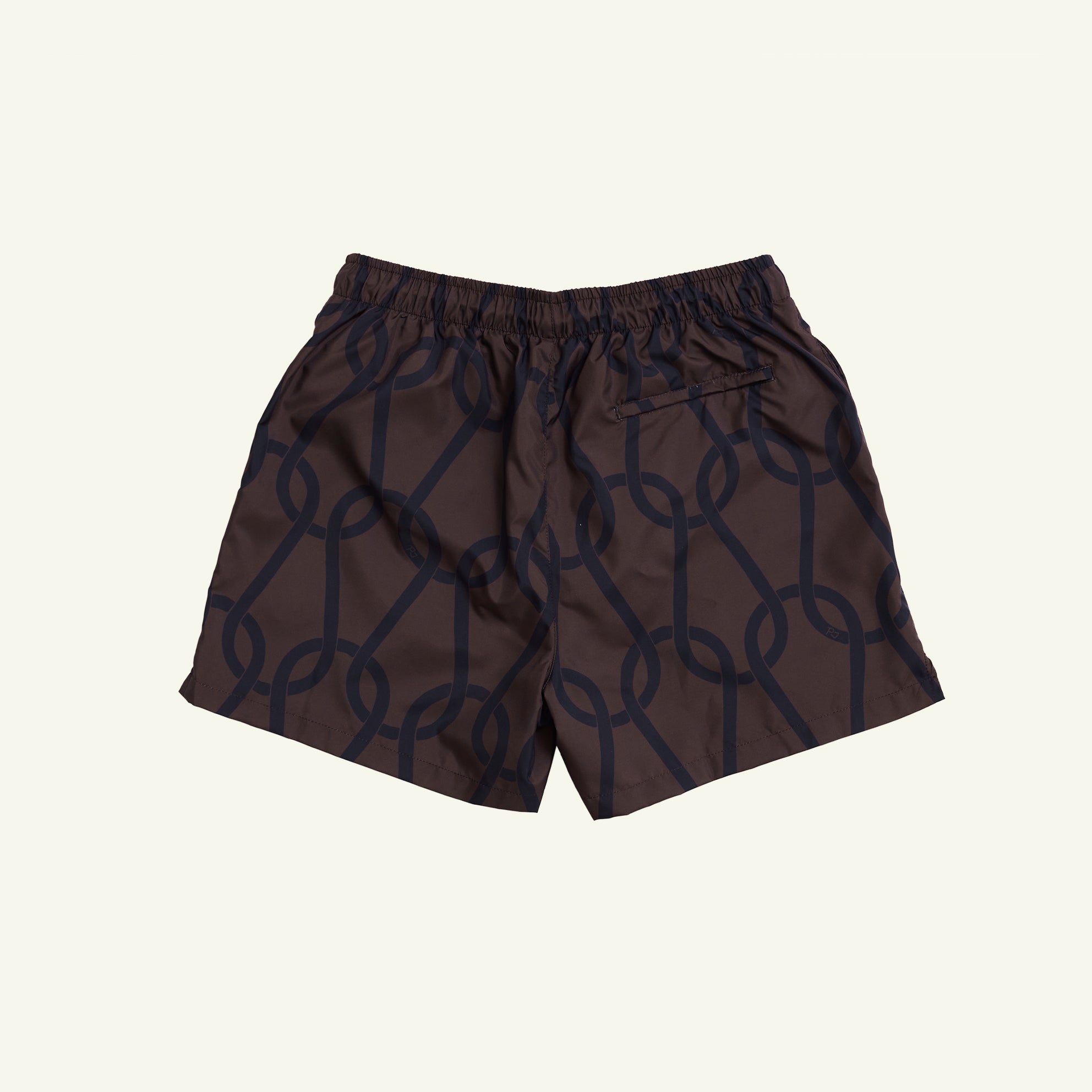Chainmail Swim Short - Chocolate