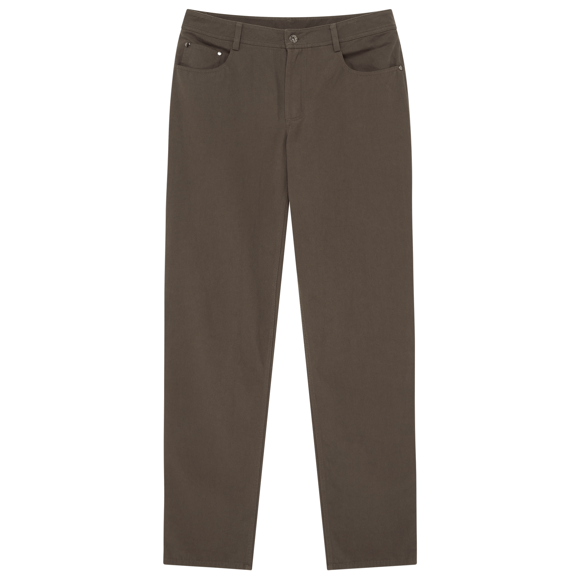 Five Pocket Canvas Trouser - Khaki