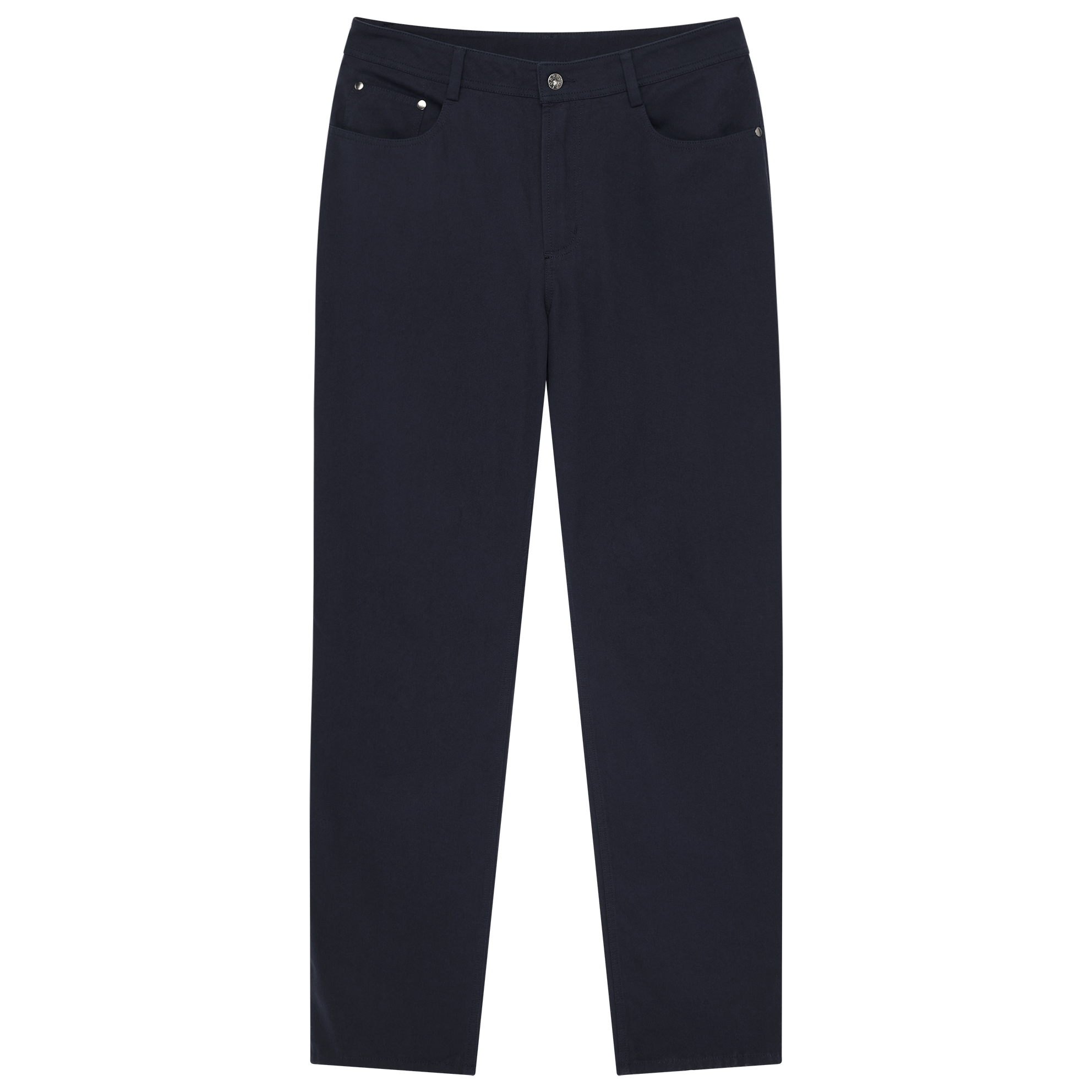 Five Pocket Canvas Trouser - Navy