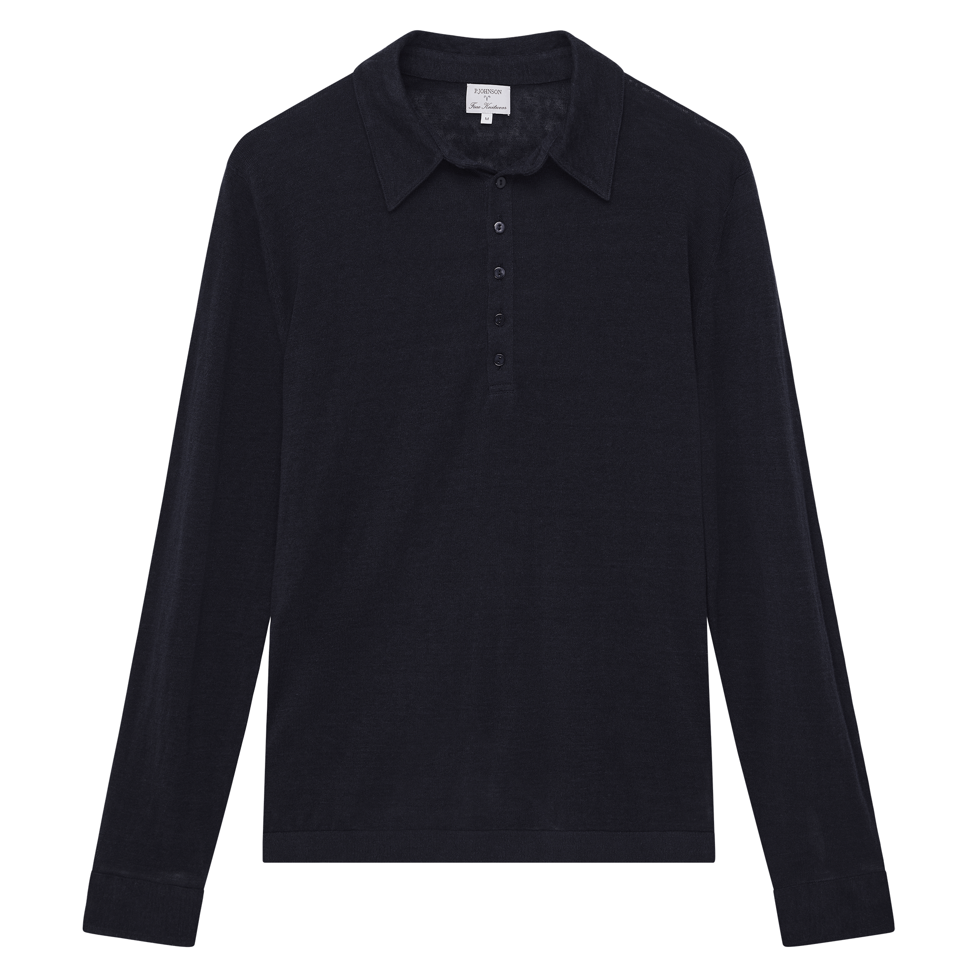Linen Polo - Navy